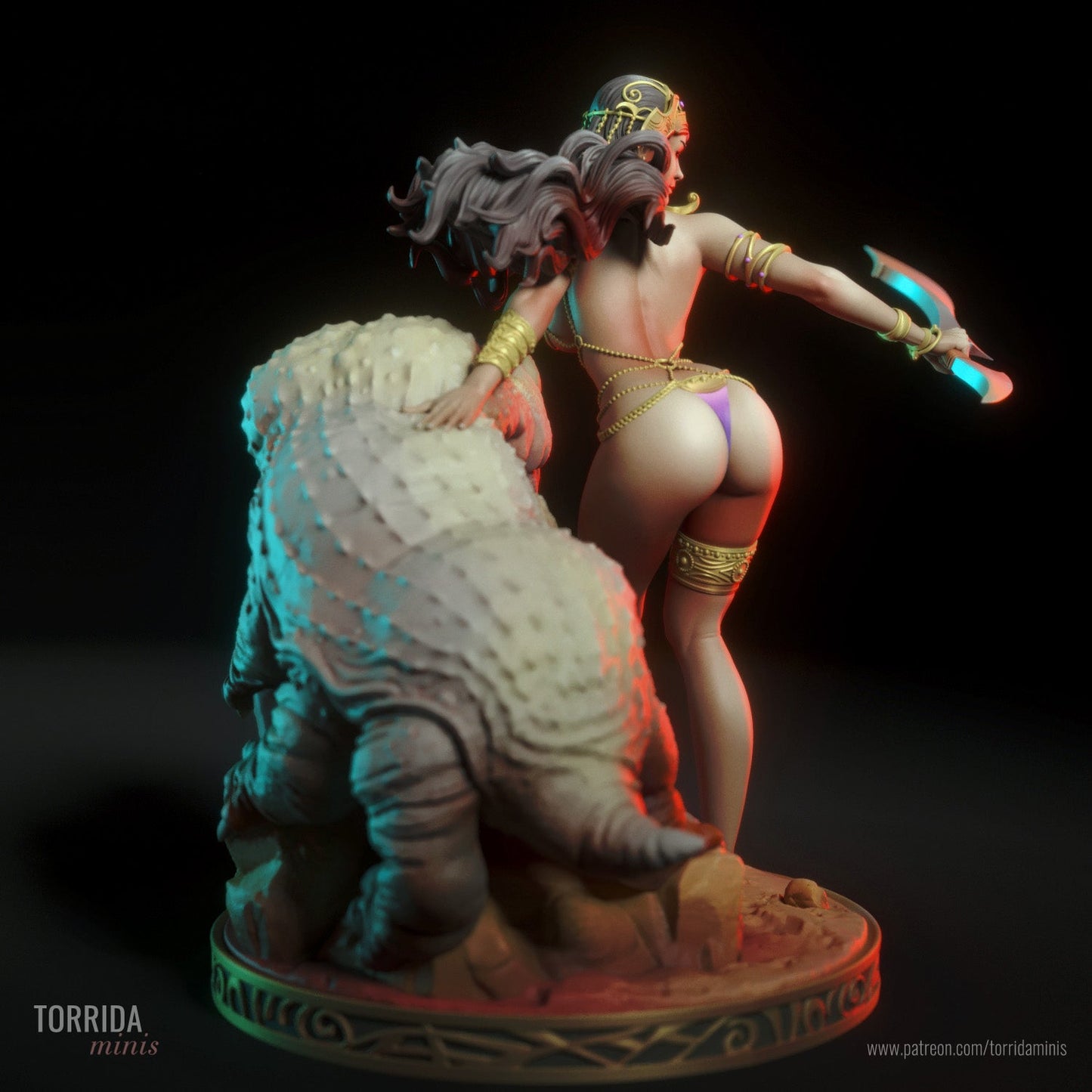 Dejah Thoris - Torrida Minis - Dark Forge Arts