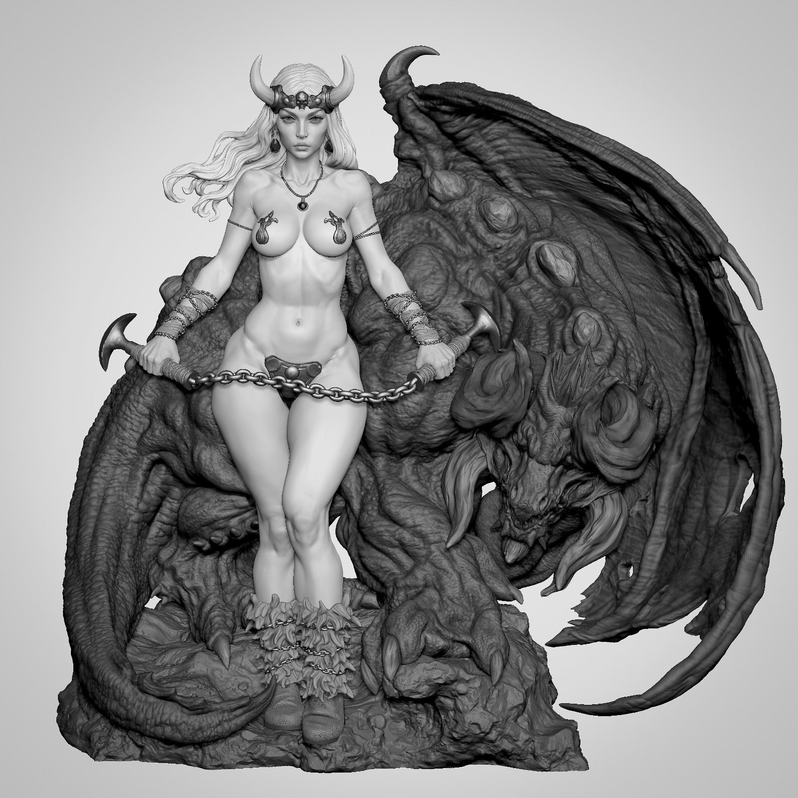 Demon Queen - CA 3D Studios - Dark Forge Arts