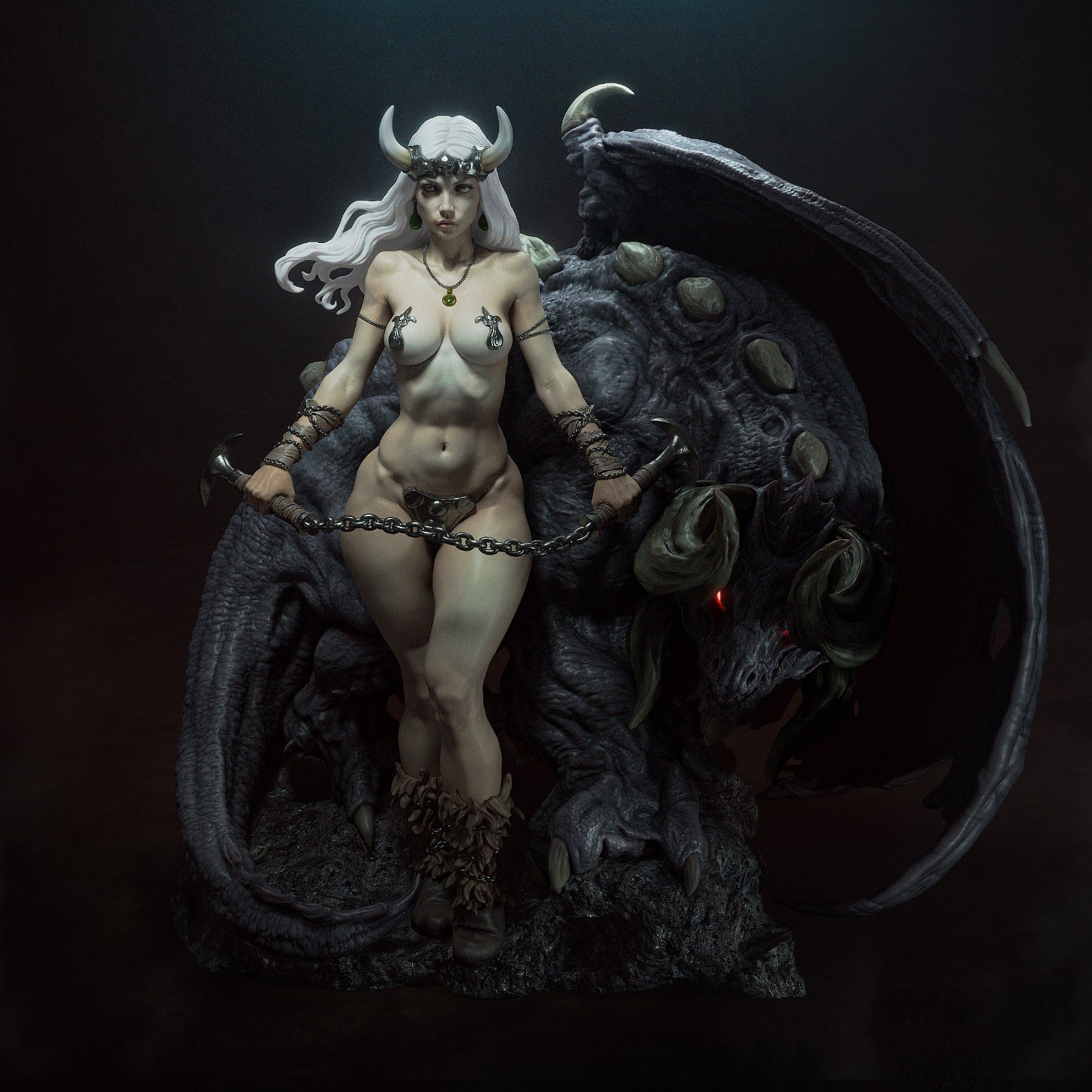 Demon Queen - CA 3D Studios - Dark Forge Arts