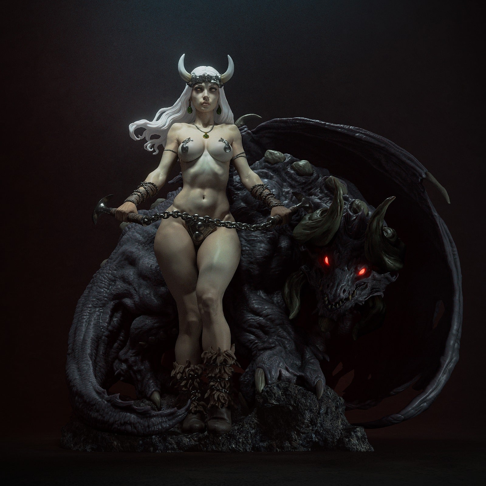Demon Queen - CA 3D Studios - Dark Forge Arts