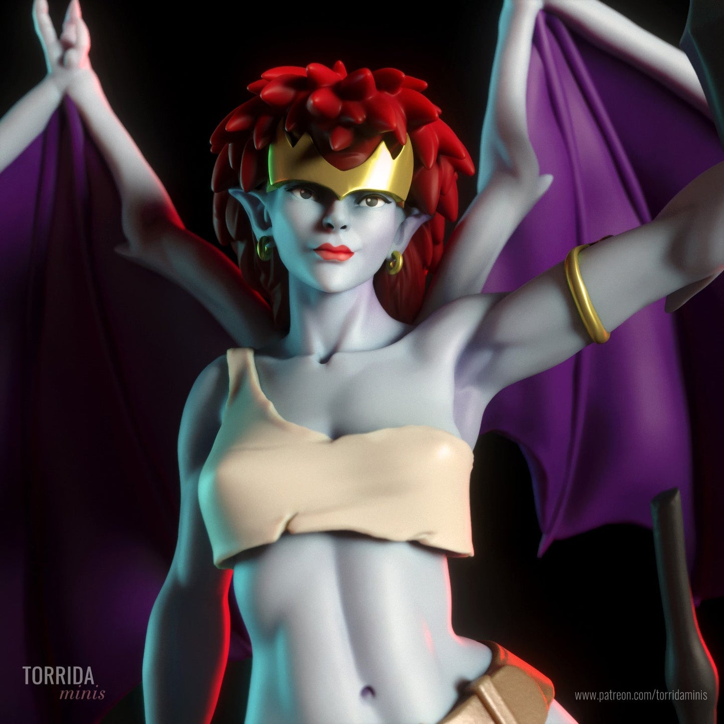 Demona - Torrida Minis - Dark Forge Arts