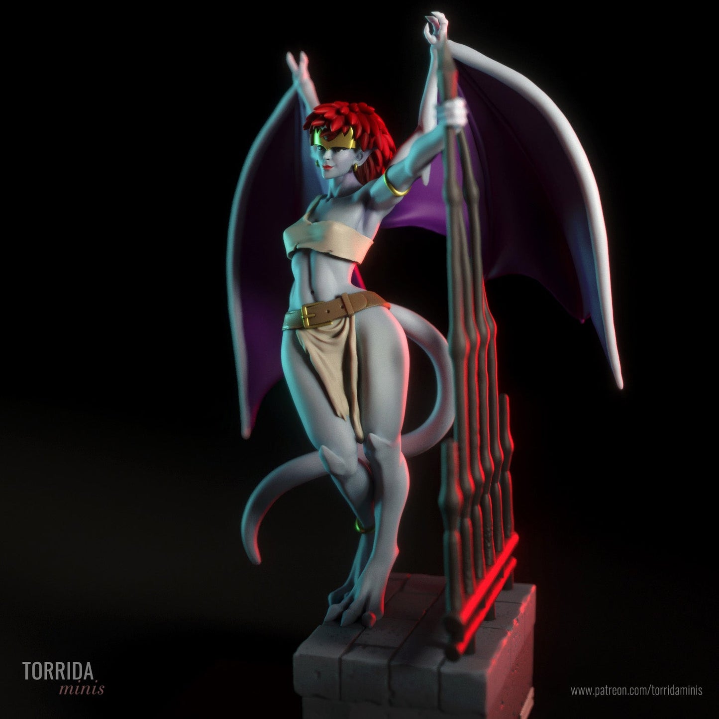 Demona - Torrida Minis - Dark Forge Arts
