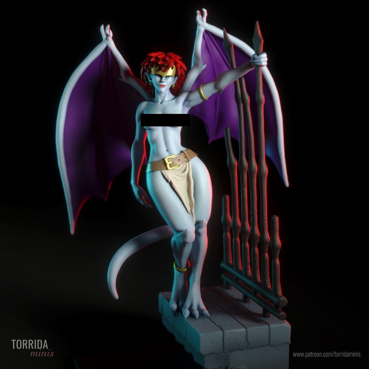 Demona - Torrida Minis - Dark Forge Arts