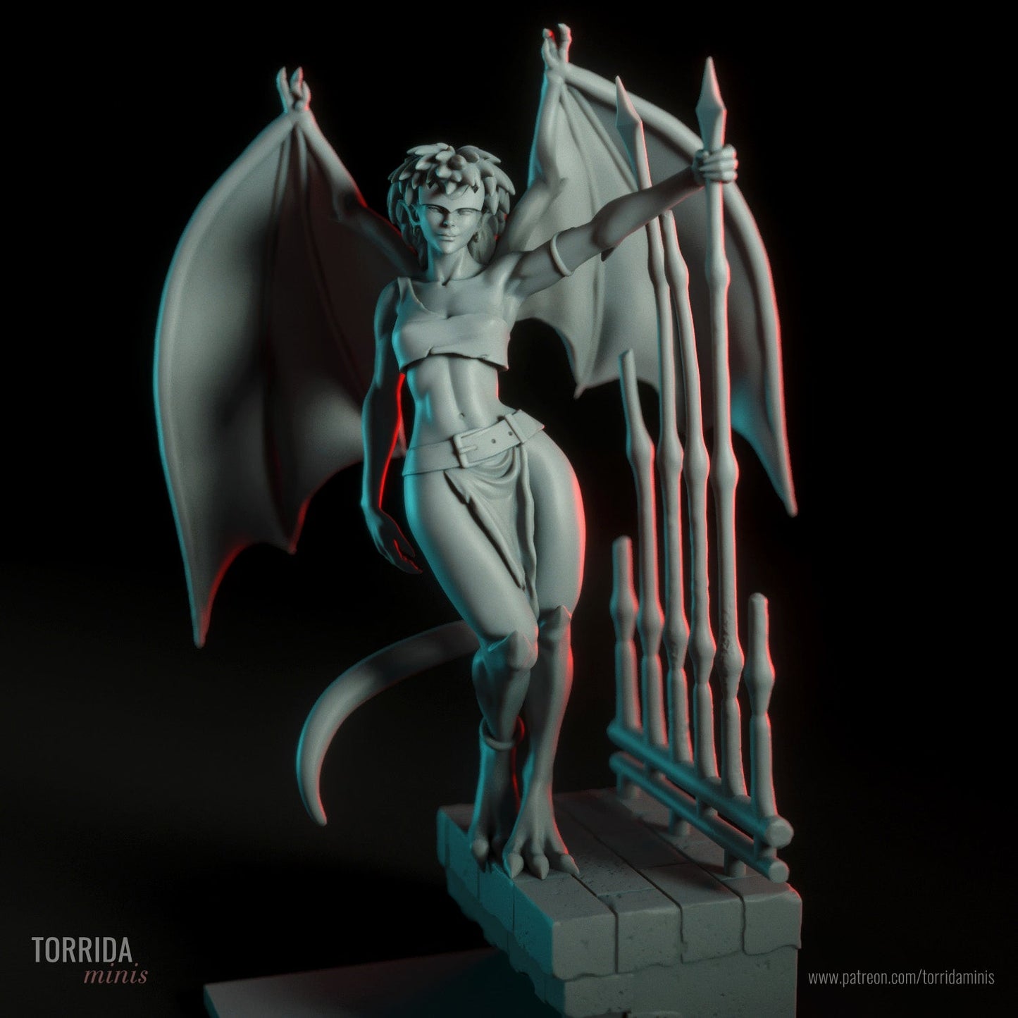 Demona - Torrida Minis - Dark Forge Arts
