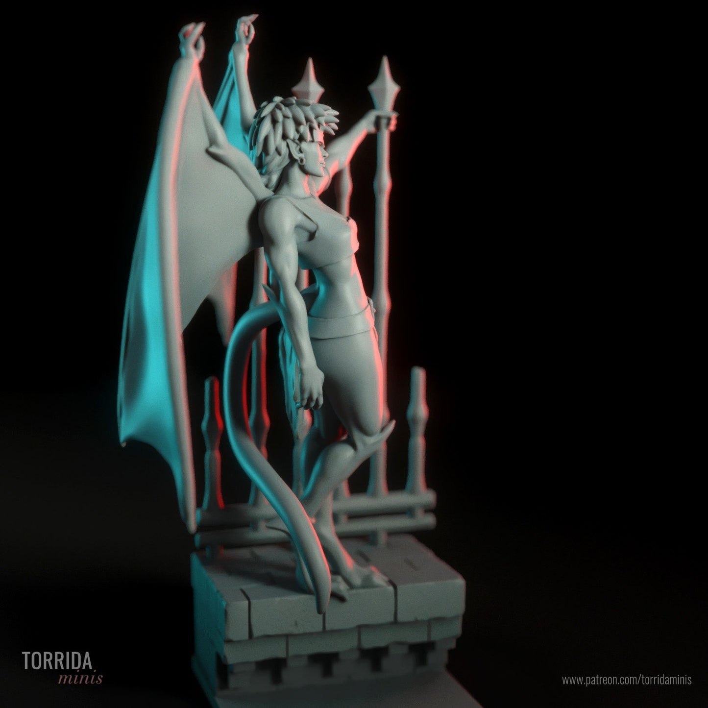 Demona - Torrida Minis - Dark Forge Arts
