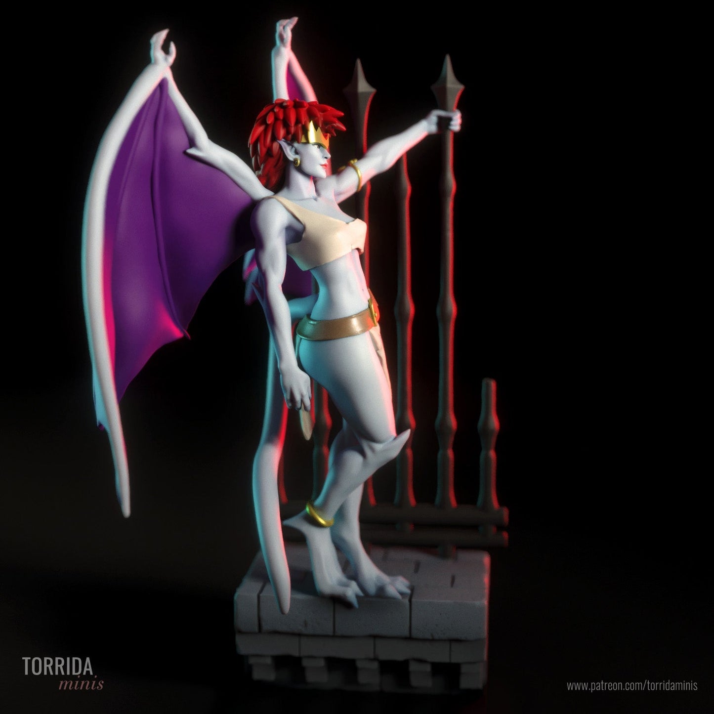 Demona - Torrida Minis - Dark Forge Arts