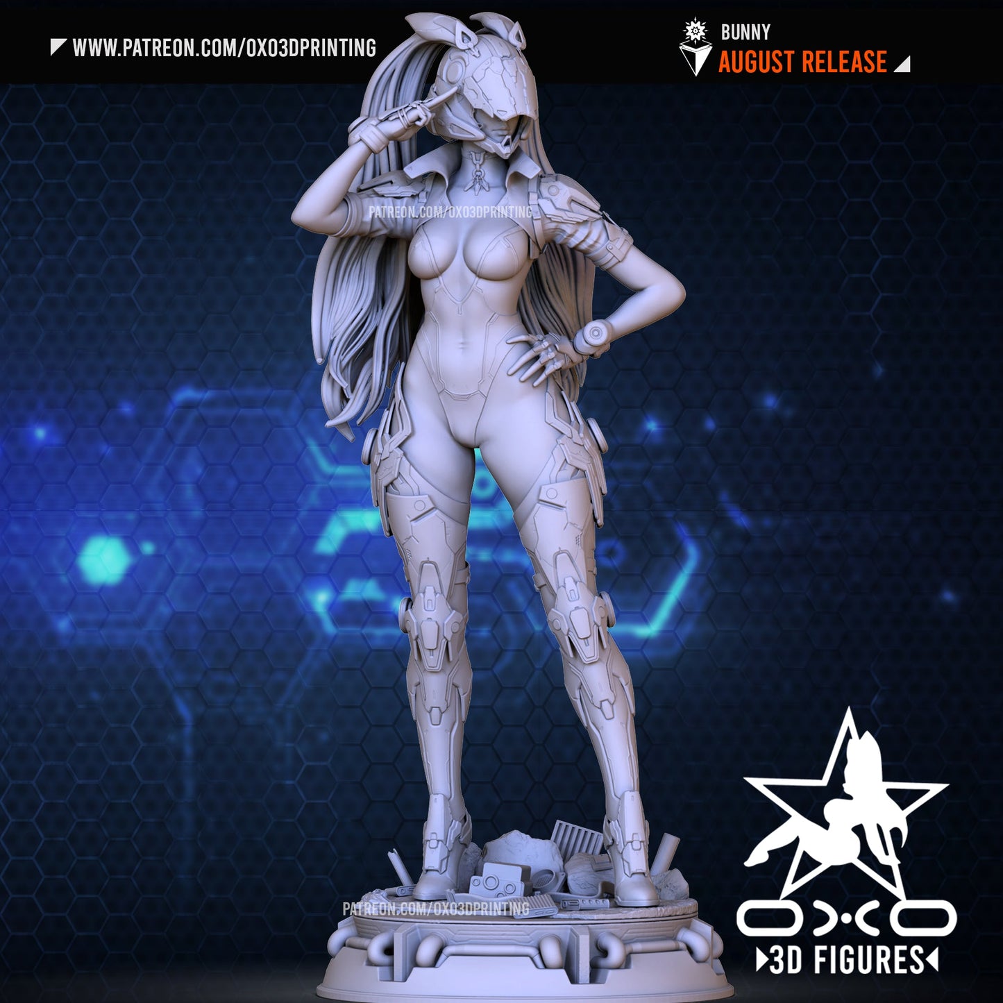 Descendant Bunny - OXO3D - Dark Forge Arts