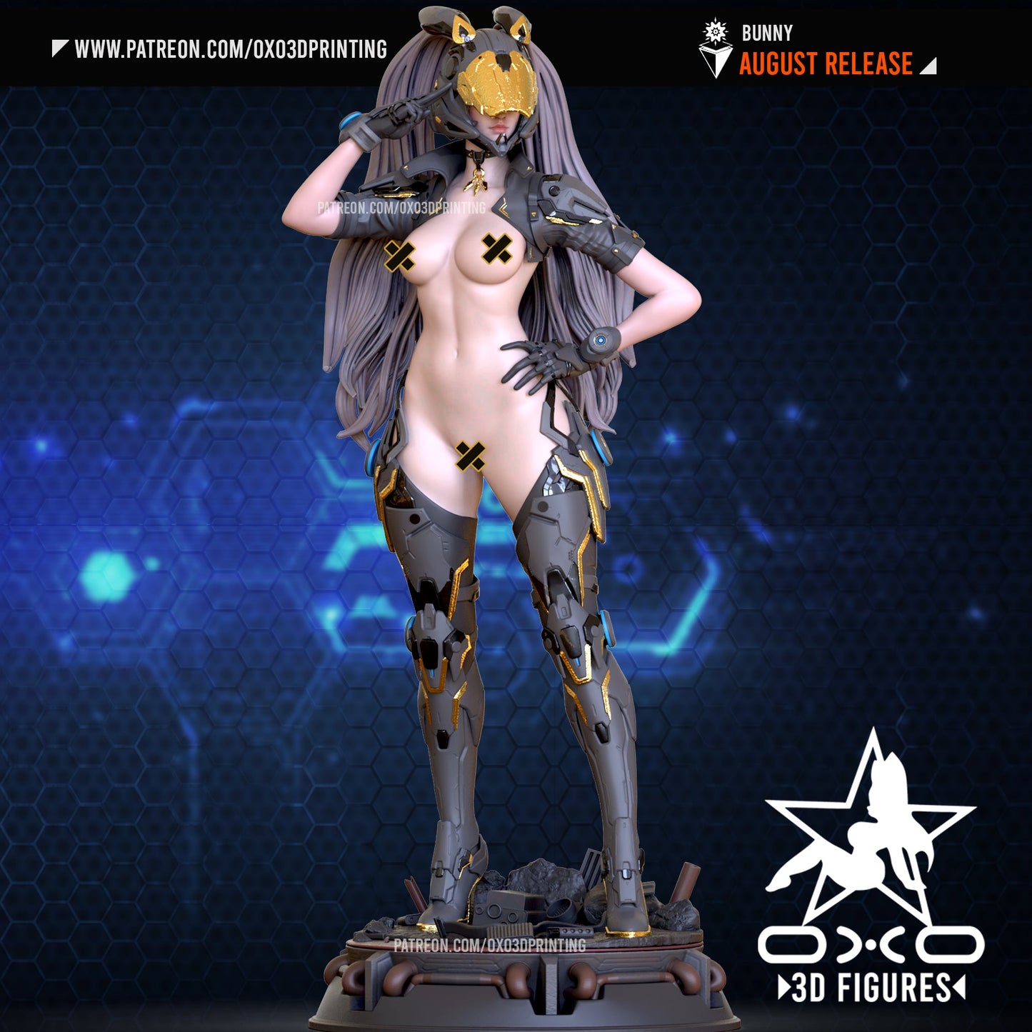Descendant Bunny - OXO3D - Dark Forge Arts