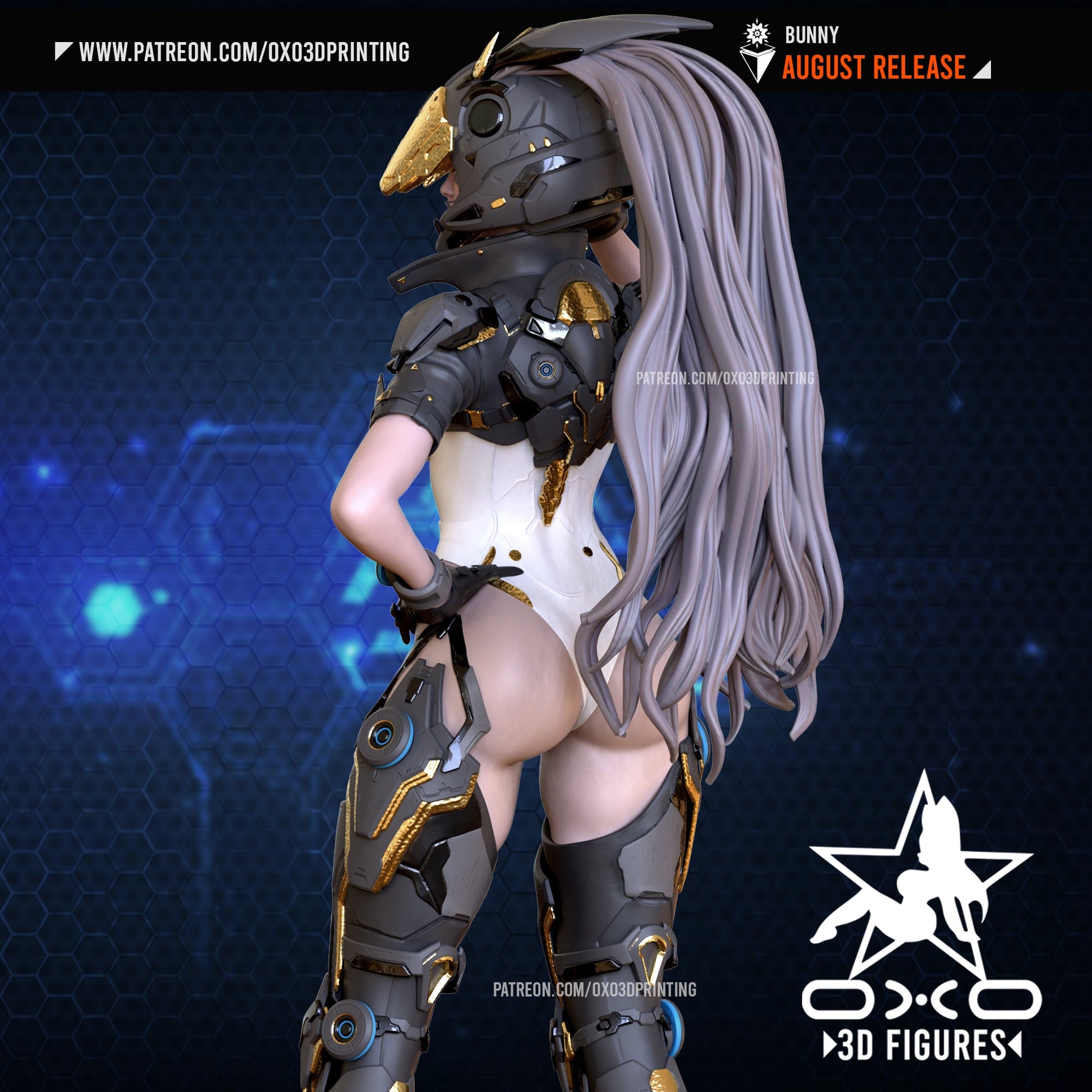 Descendant Bunny - OXO3D - Dark Forge Arts