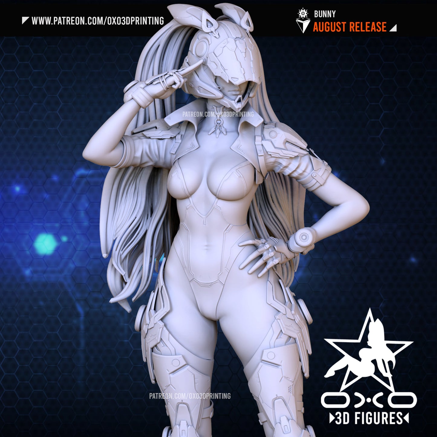Descendant Bunny - OXO3D - Dark Forge Arts