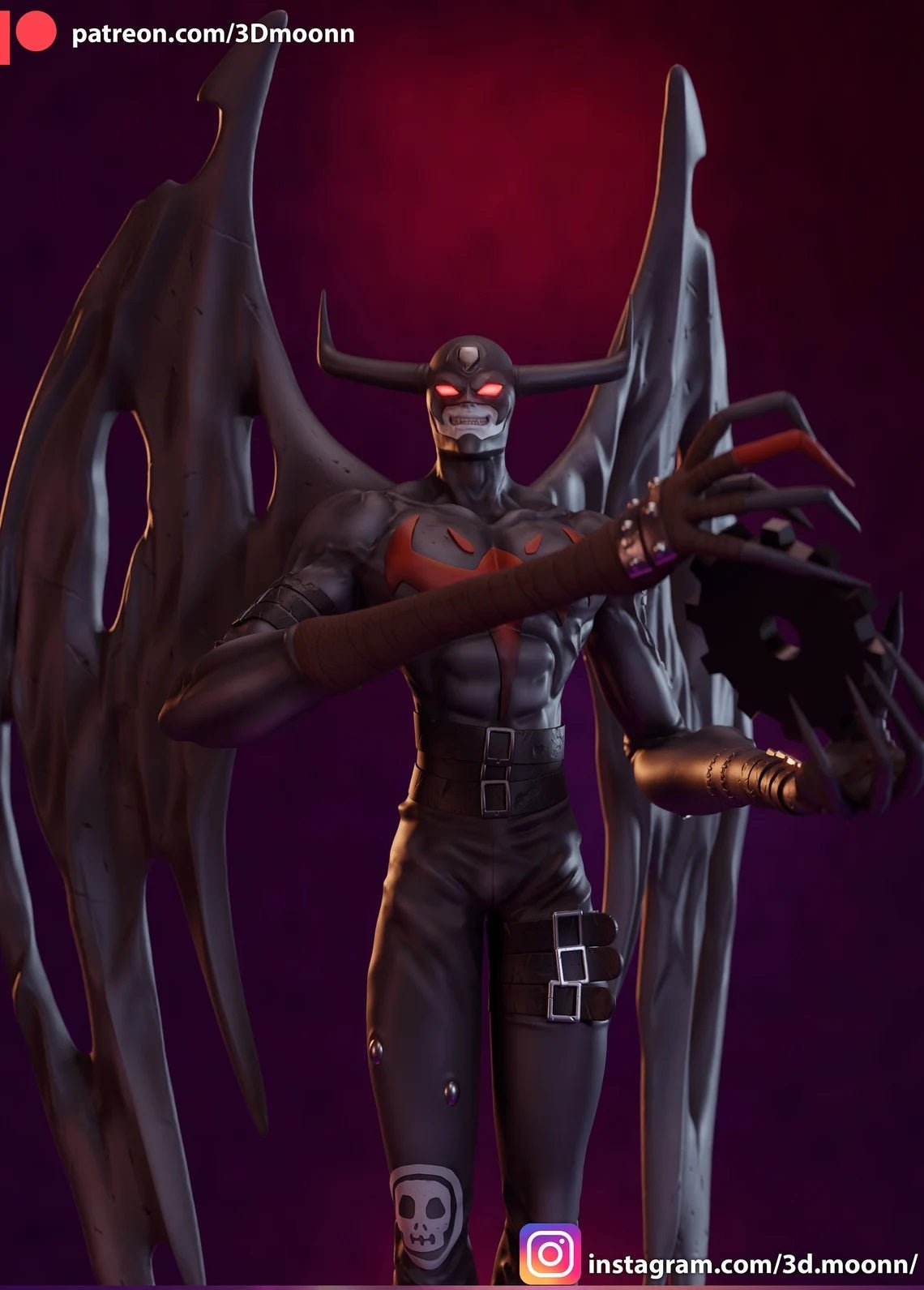 Devimon - 3DMoonn - Dark Forge Arts