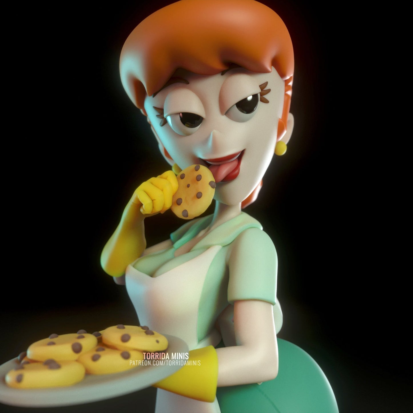 Dexter's Mom - Torrida Minis - Dark Forge Arts