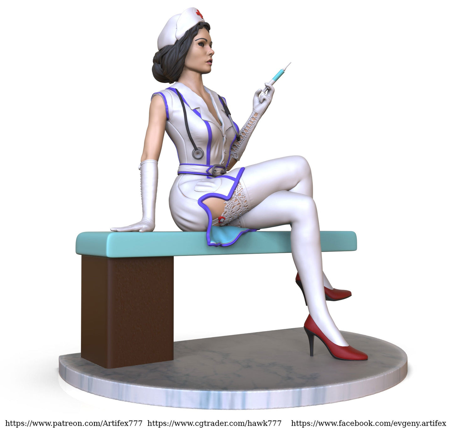 Doctor in dressing room - Artifex3D - Dark Forge Arts
