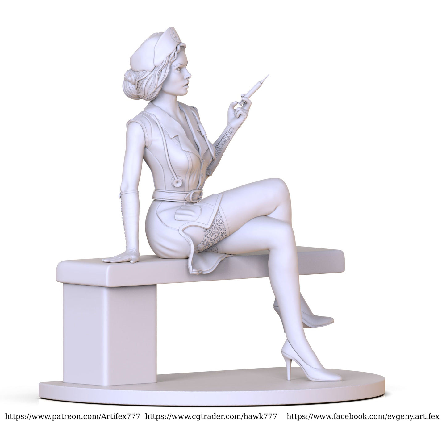 Doctor in dressing room - Artifex3D - Dark Forge Arts