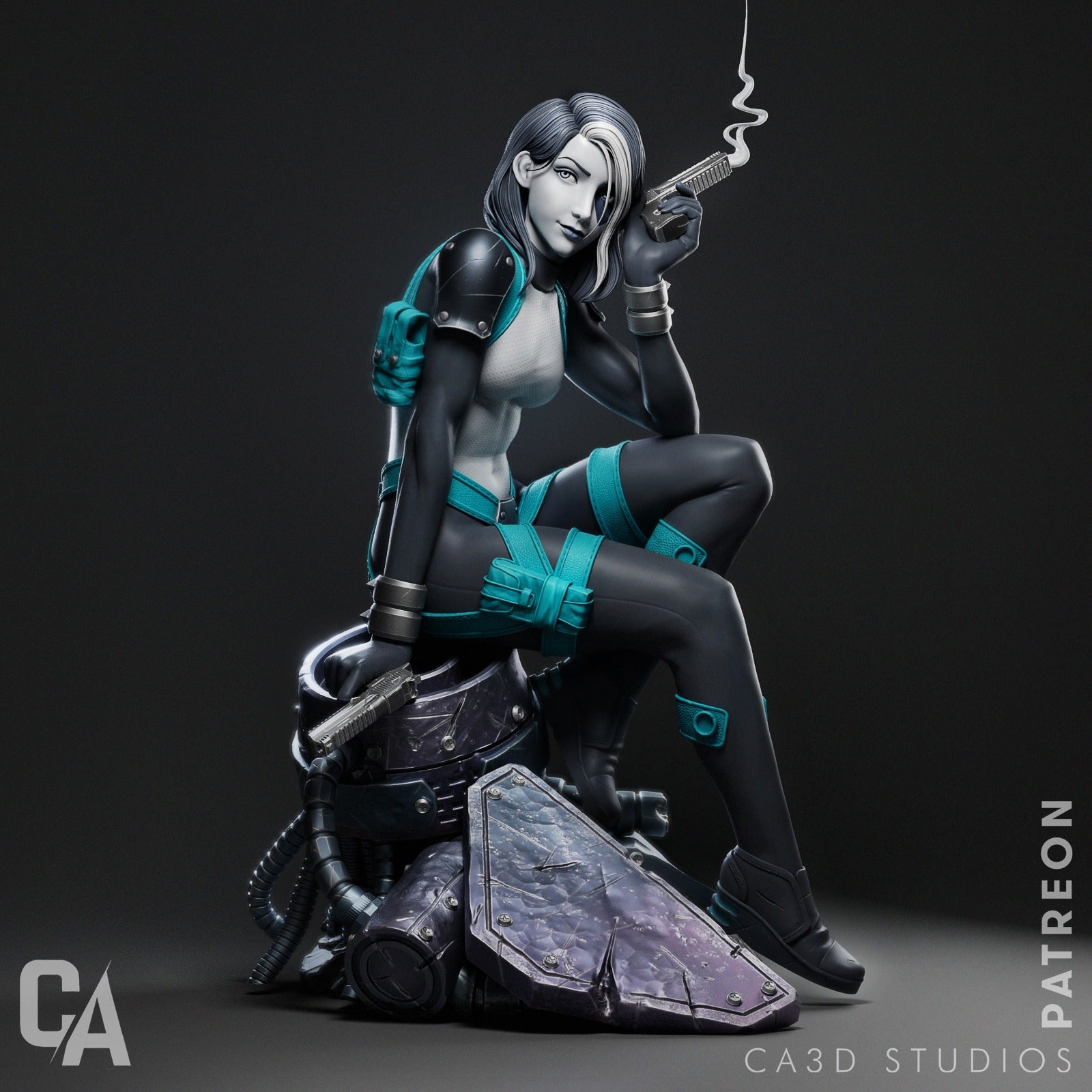 Domino - CA 3D Studios - Dark Forge Arts