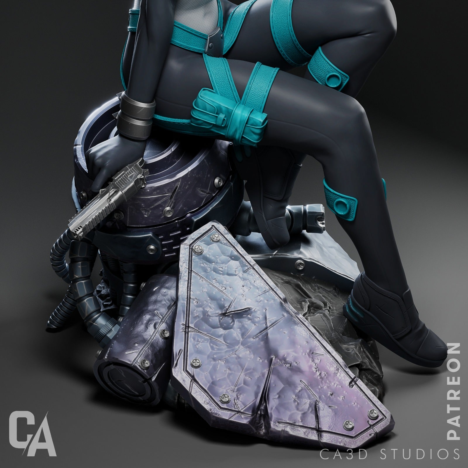 Domino - CA 3D Studios - Dark Forge Arts