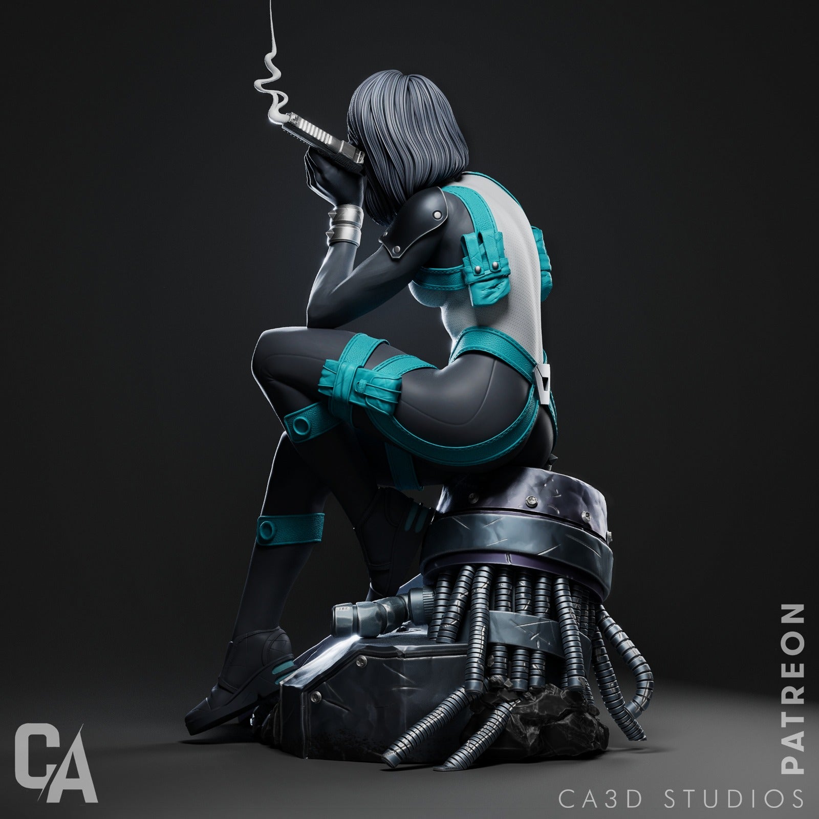 Domino - CA 3D Studios - Dark Forge Arts