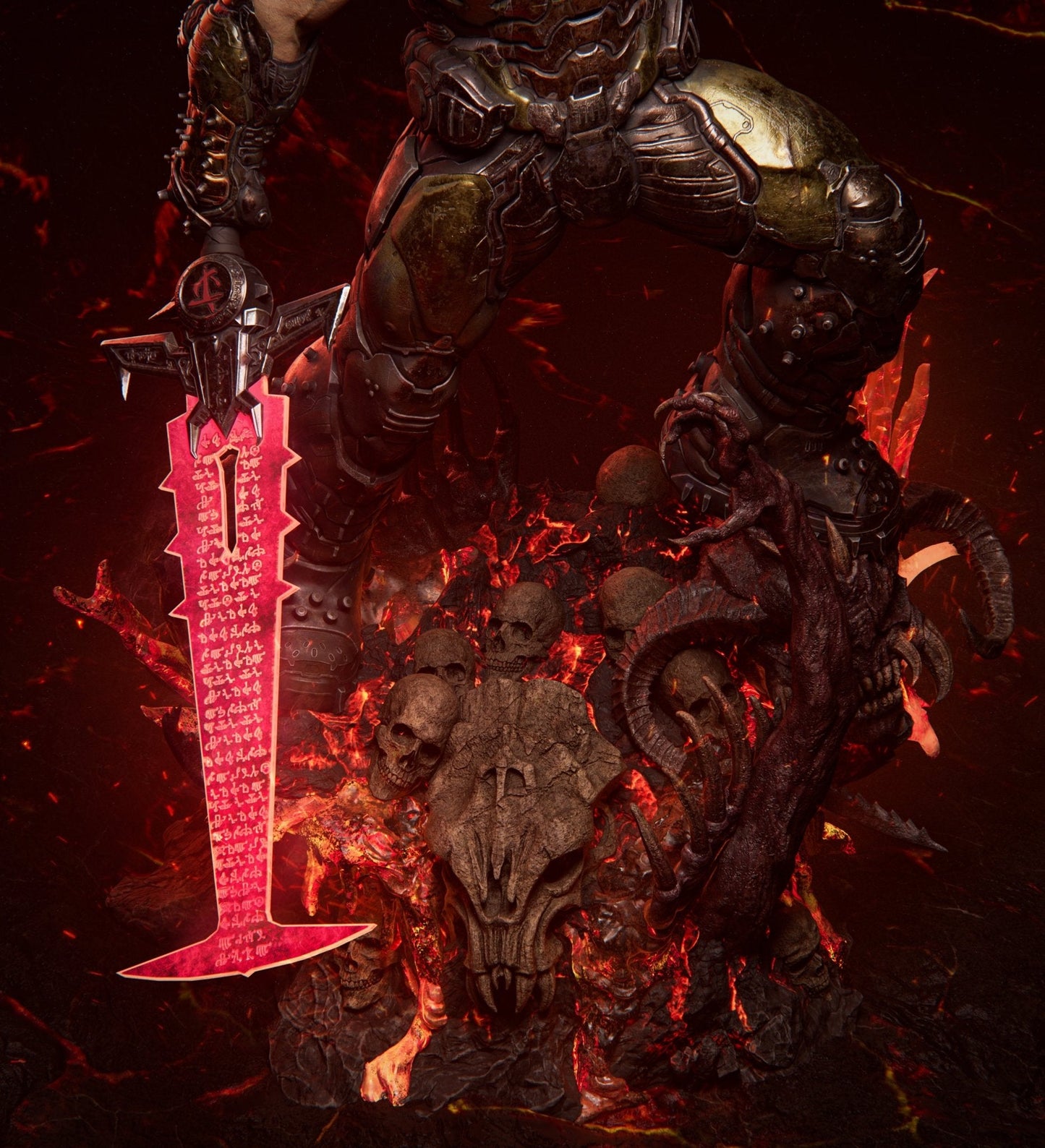 Doom Slayer - CA 3D Studios - Dark Forge Arts