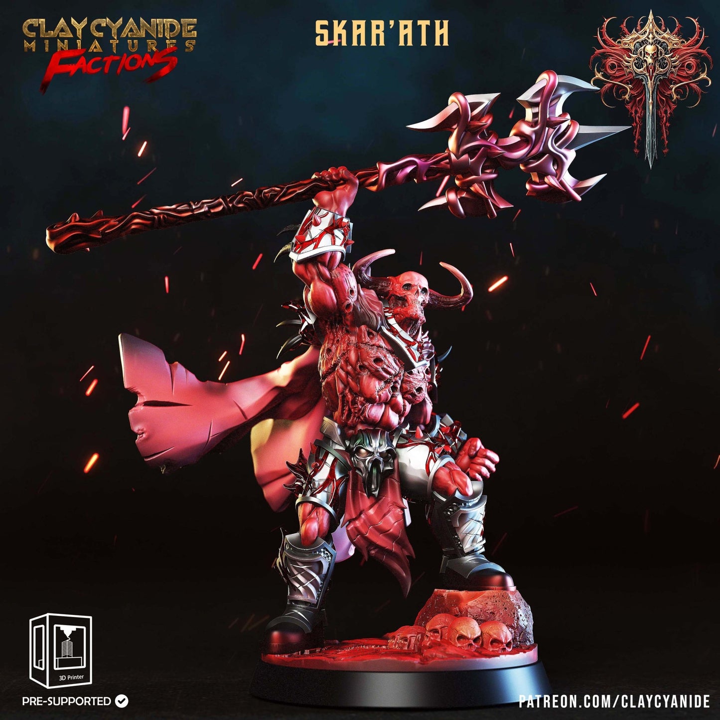 Dreadblood Heralds - ClayCyanide - Dark Forge Arts