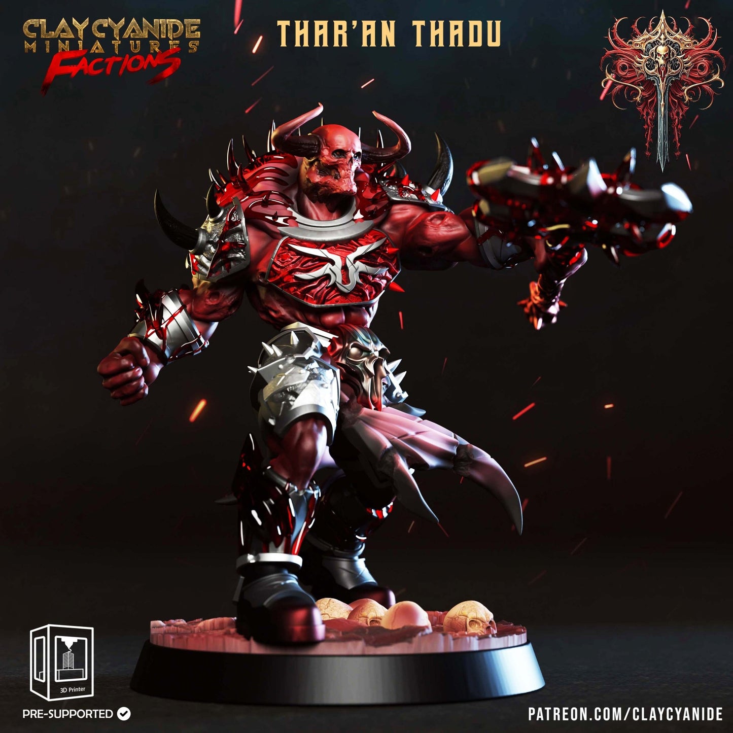 Dreadblood Heralds - ClayCyanide - Dark Forge Arts
