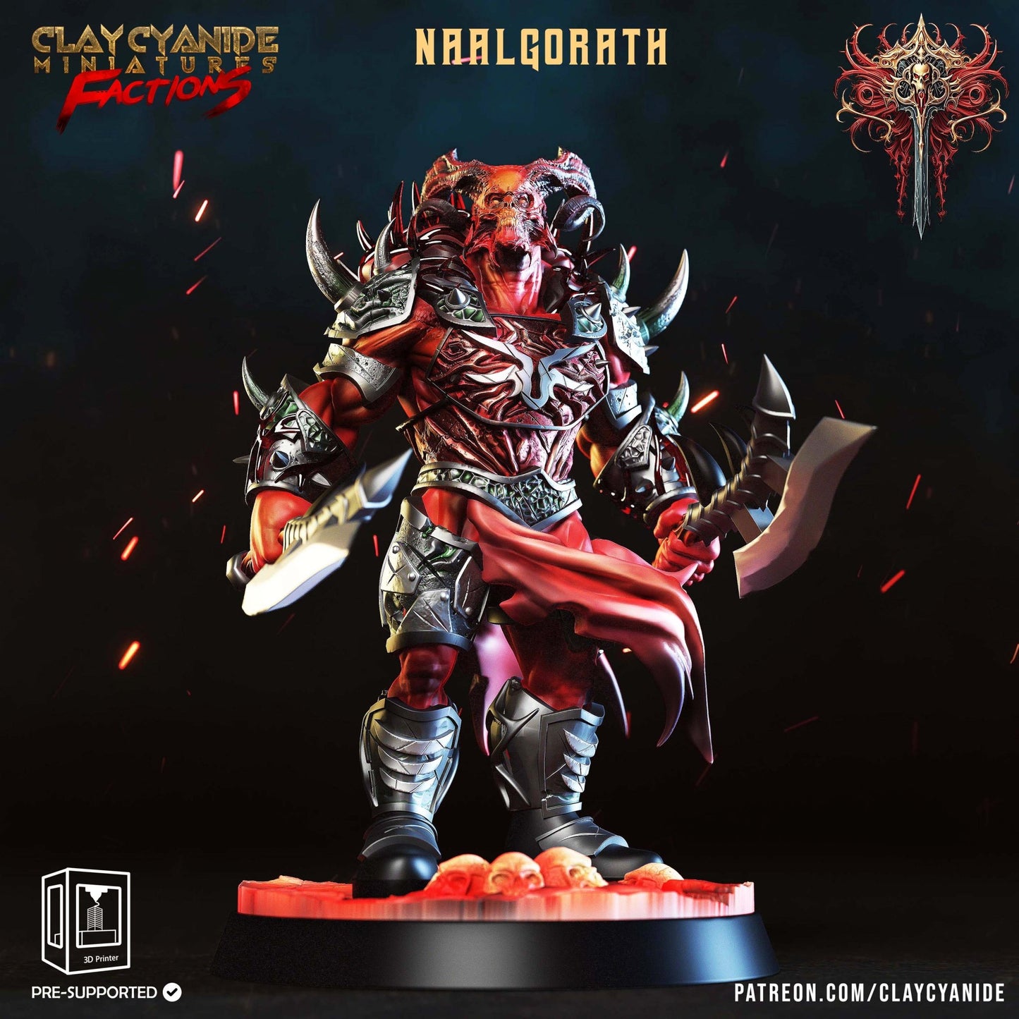 Dreadblood Heralds - ClayCyanide - Dark Forge Arts