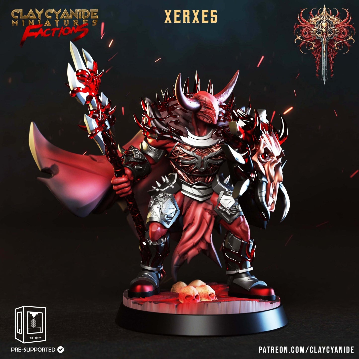 Dreadblood Heralds - ClayCyanide - Dark Forge Arts