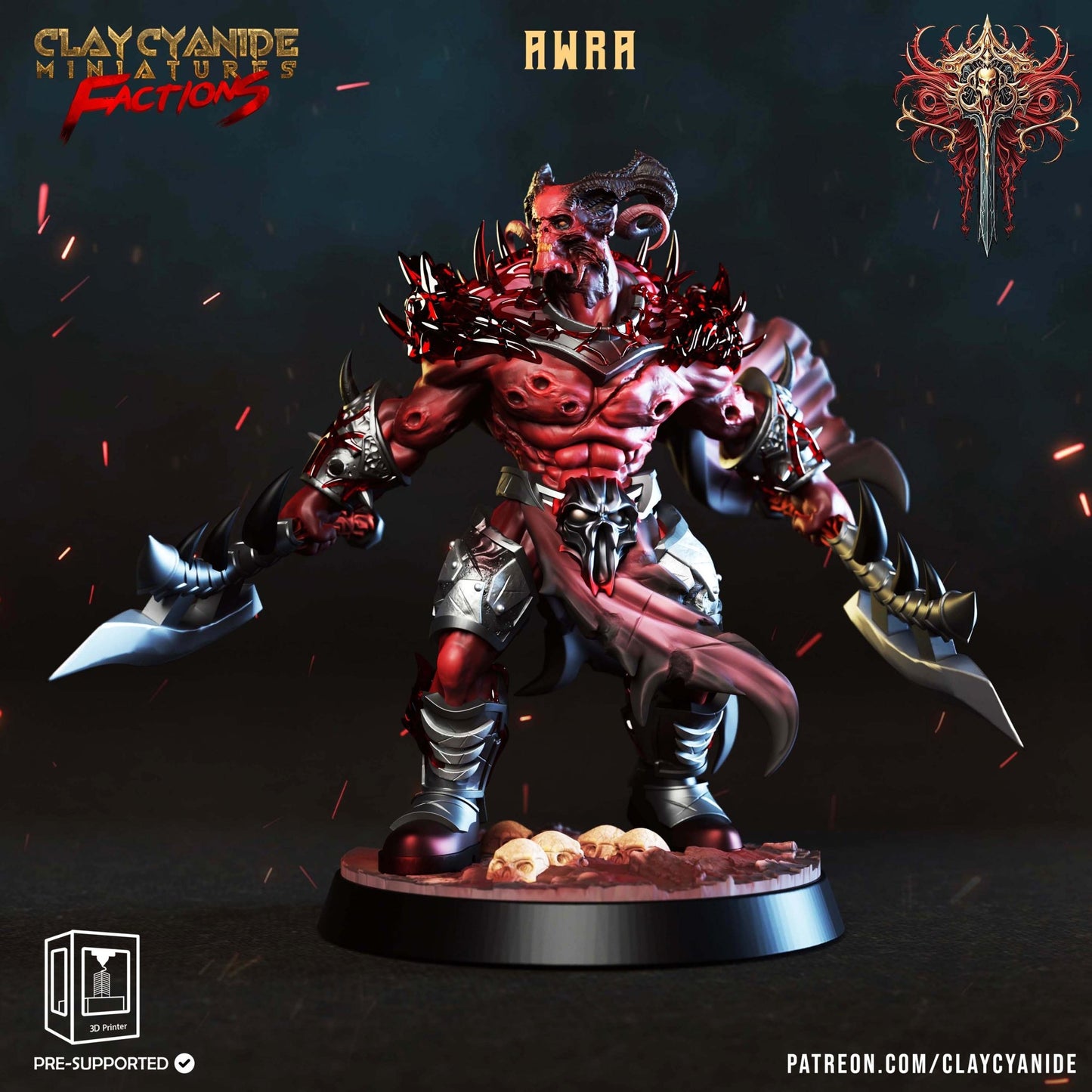 Dreadblood Heralds - ClayCyanide - Dark Forge Arts