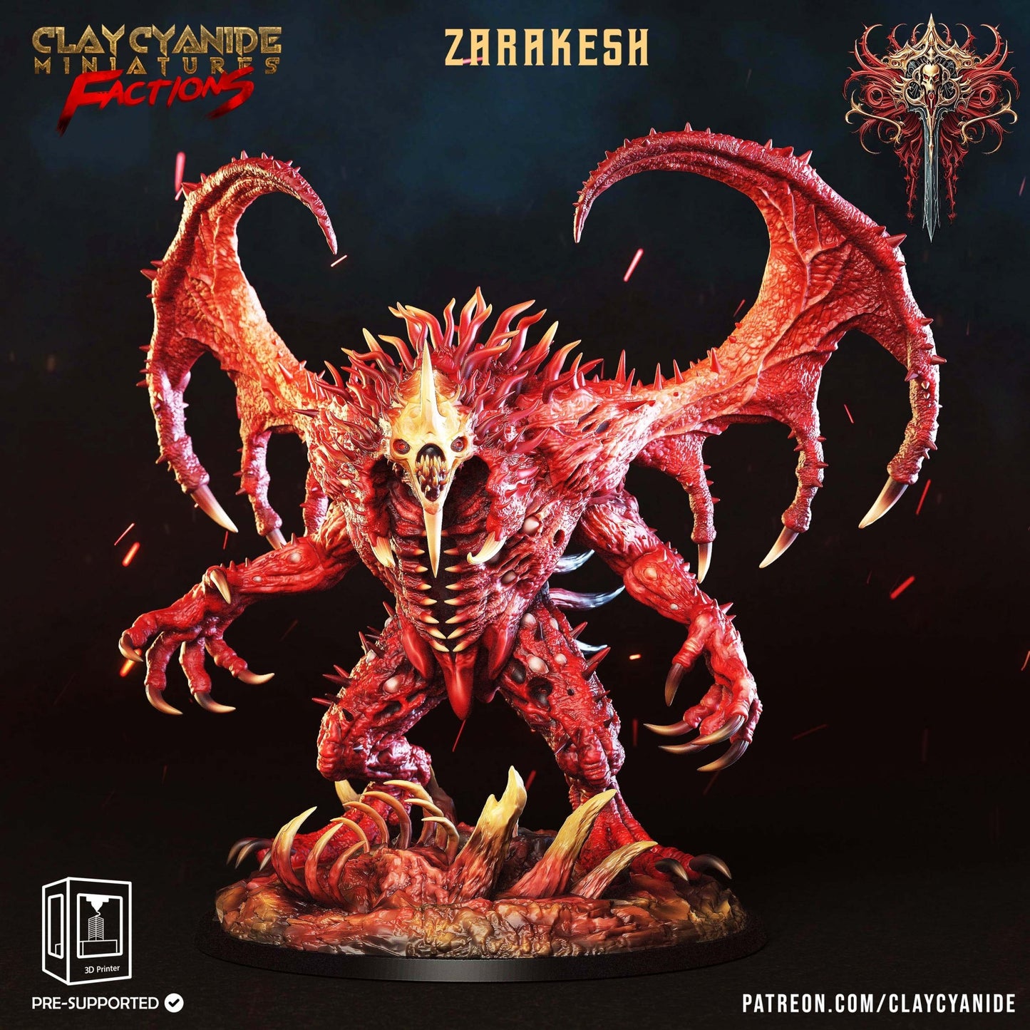 Dreadblood Heralds - ClayCyanide - Dark Forge Arts