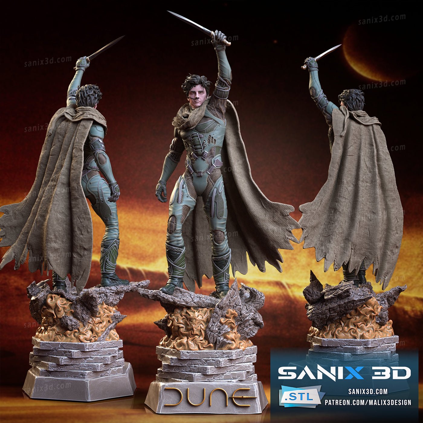 Dune - Sanix3D - Dark Forge Arts