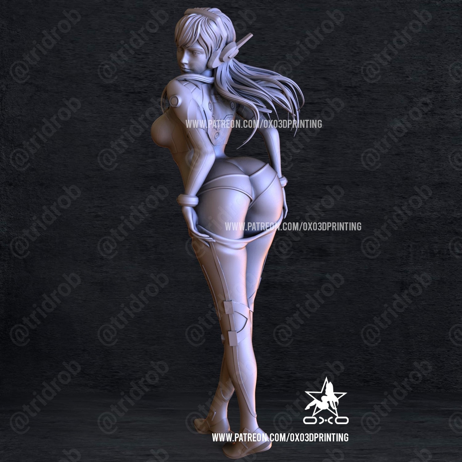 Dva Overwatch - OXO3D - Dark Forge Arts