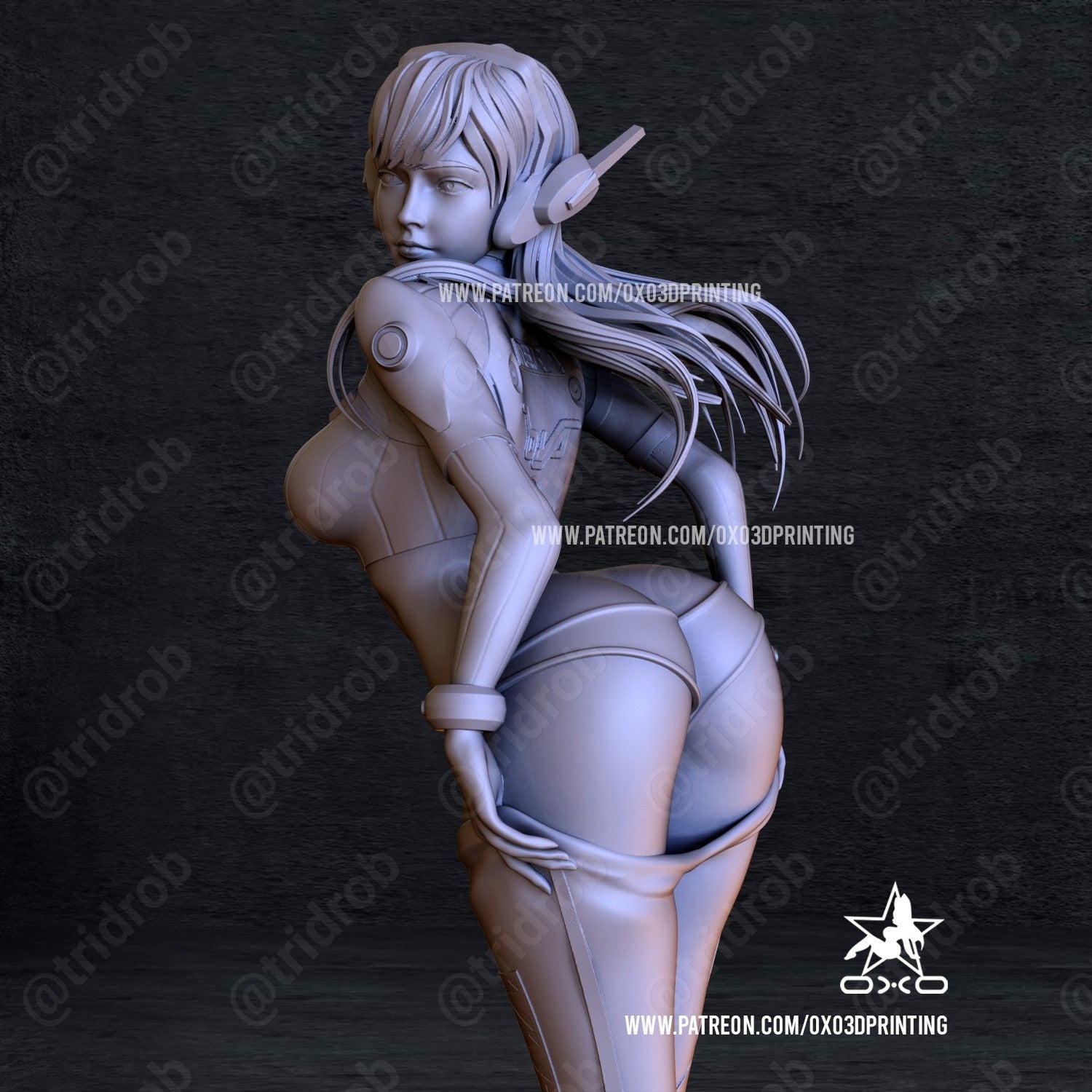 Dva Overwatch - OXO3D - Dark Forge Arts