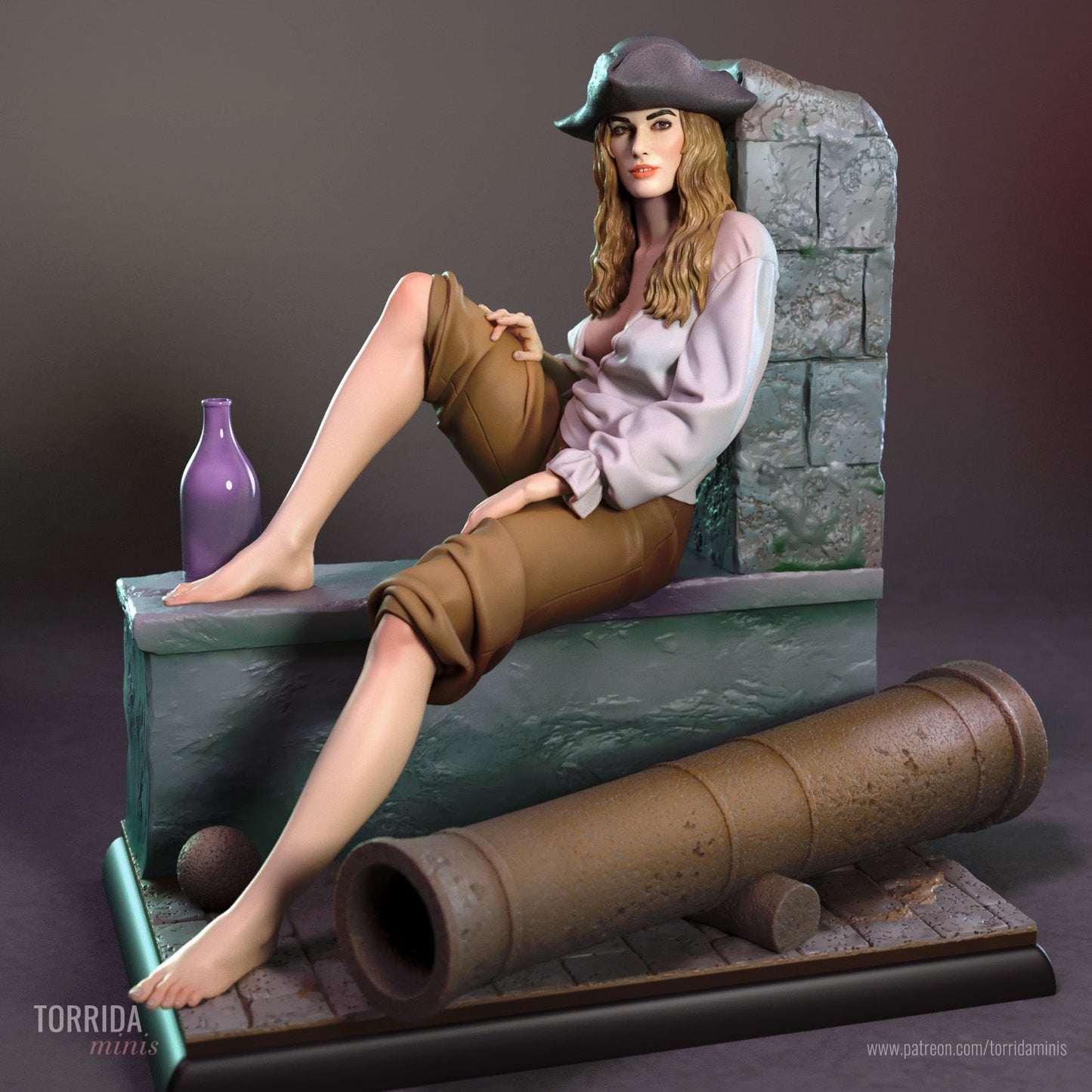 Elizabeth Swann - Torrida Minis - Dark Forge Arts