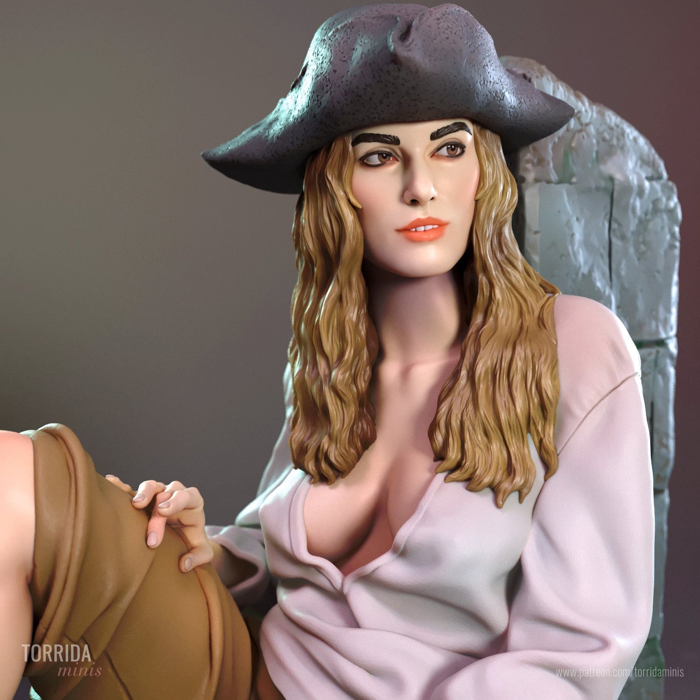 Elizabeth Swann - Torrida Minis - Dark Forge Arts