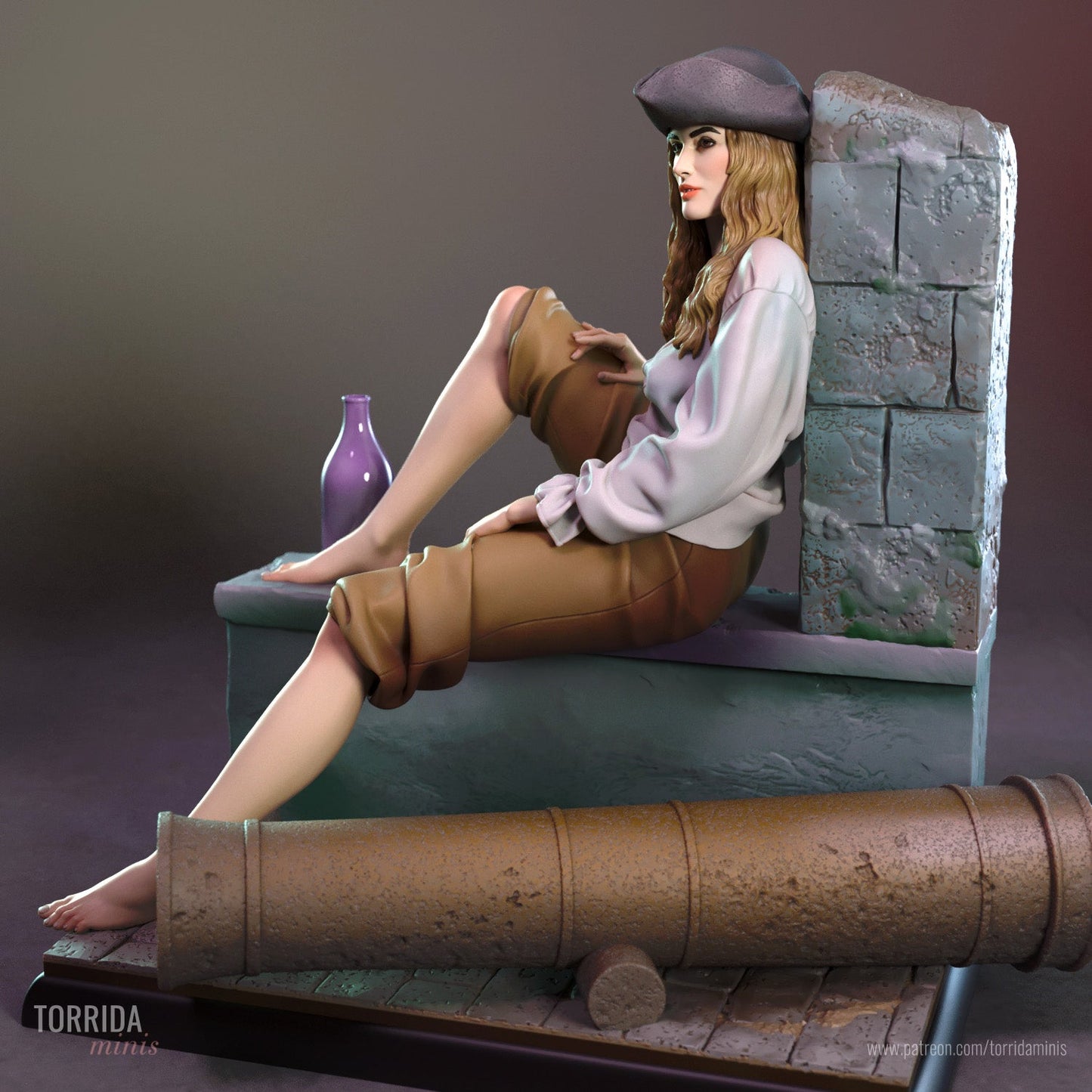 Elizabeth Swann - Torrida Minis - Dark Forge Arts