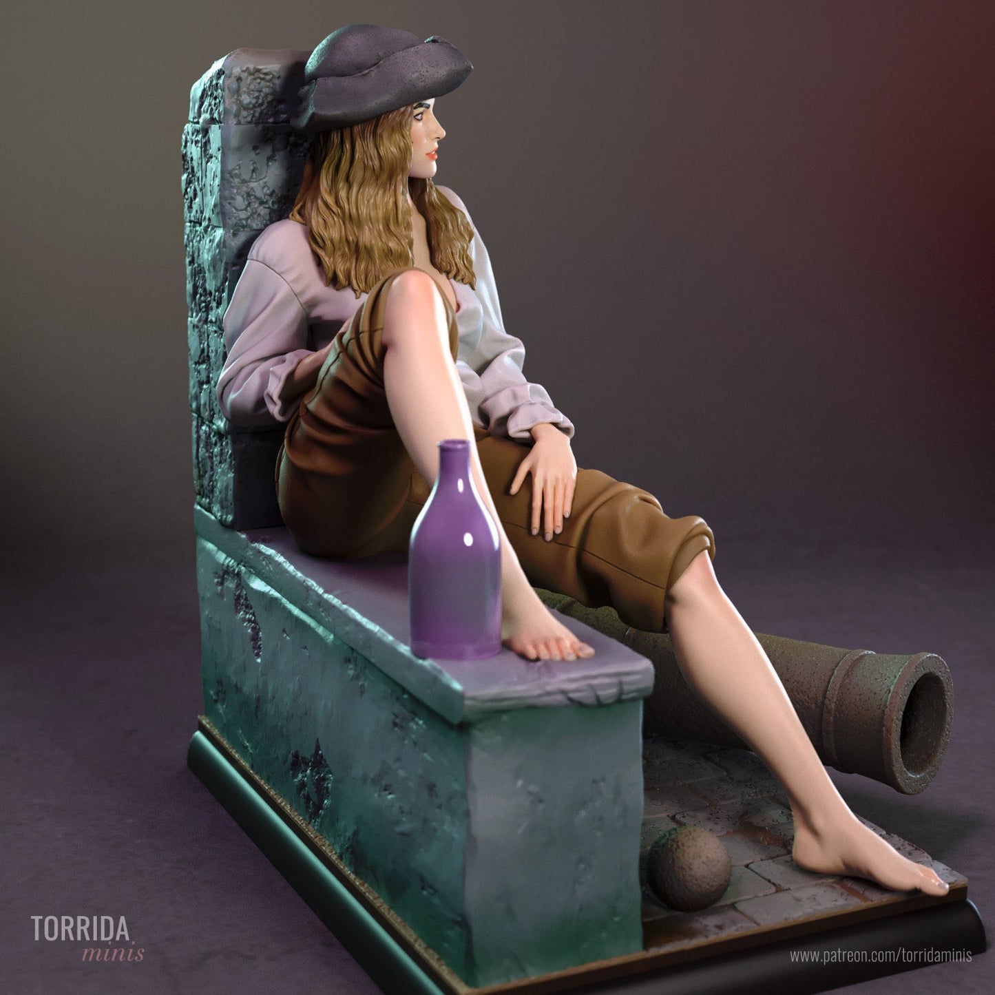 Elizabeth Swann - Torrida Minis - Dark Forge Arts