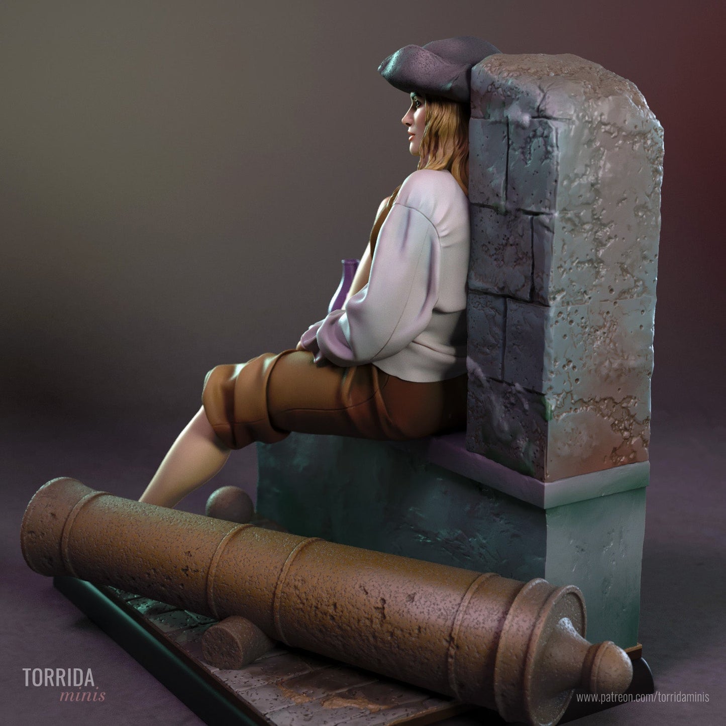 Elizabeth Swann - Torrida Minis - Dark Forge Arts