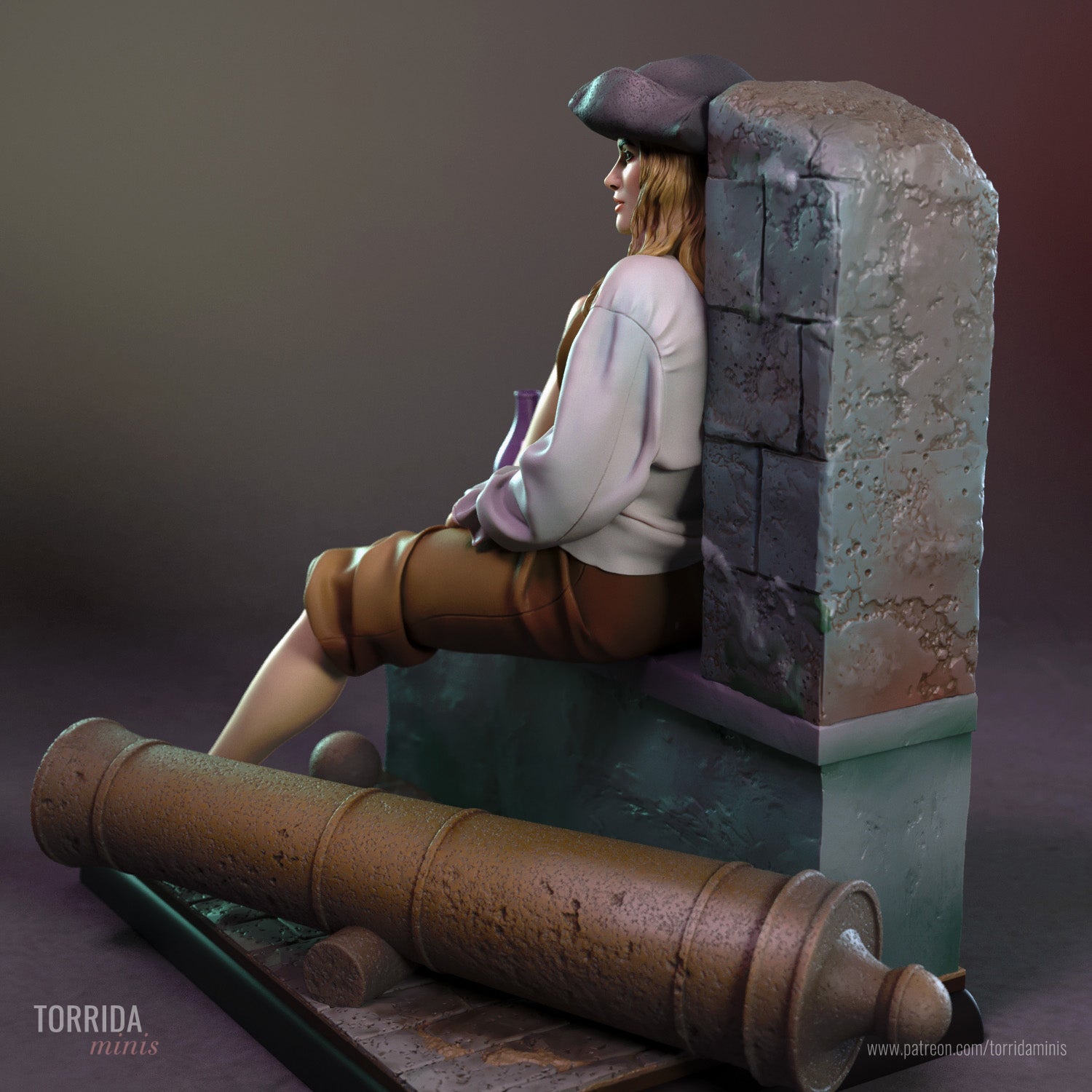 Elizabeth Swann - Torrida Minis - Dark Forge Arts