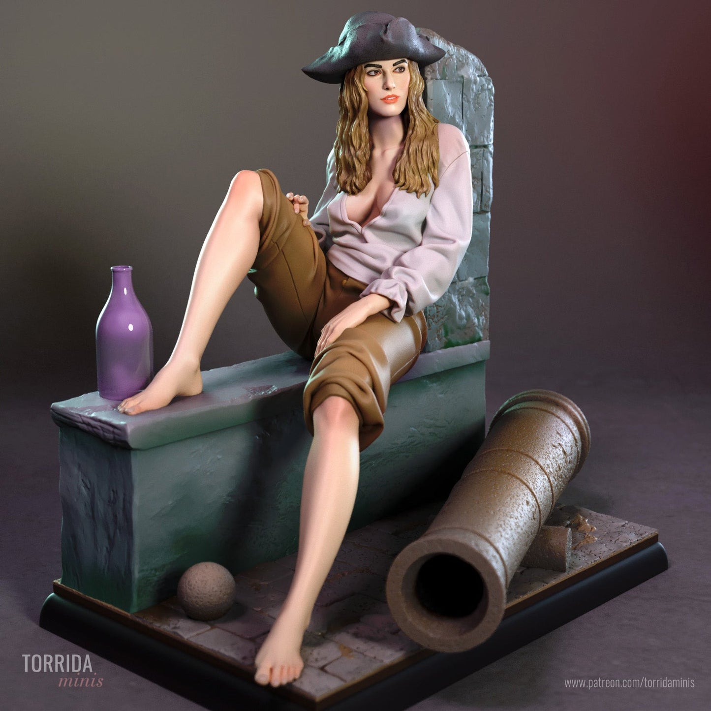 Elizabeth Swann - Torrida Minis - Dark Forge Arts