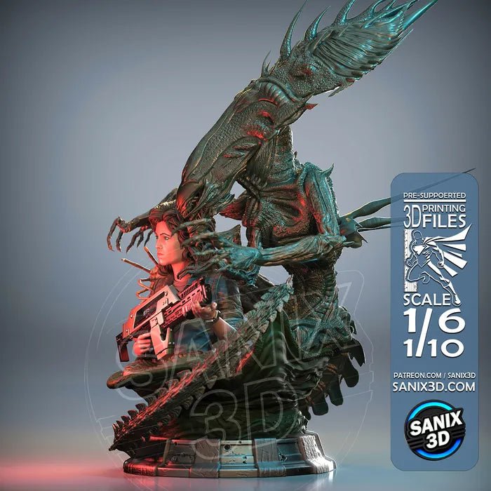 Ellen Ripley - Sanix3D - Dark Forge Arts