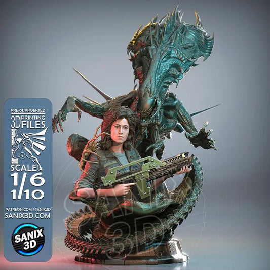 Ellen Ripley - Sanix3D - Dark Forge Arts
