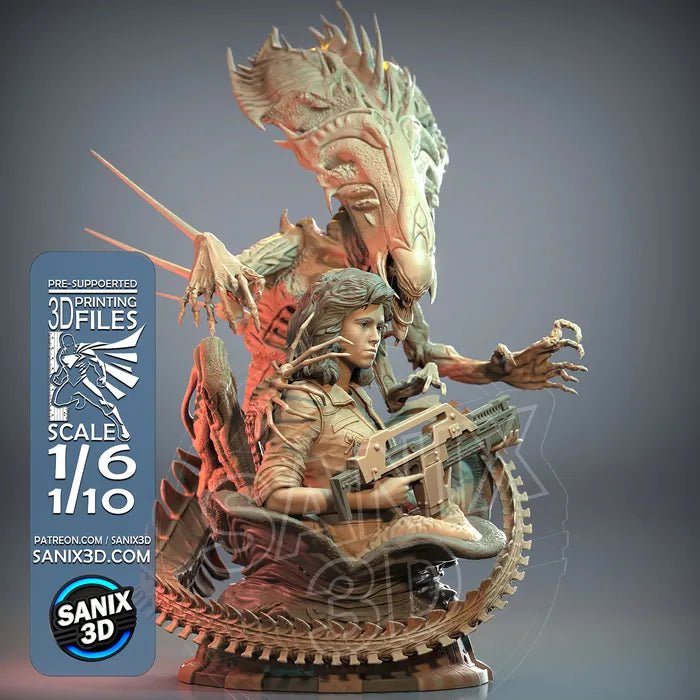 Ellen Ripley - Sanix3D - Dark Forge Arts