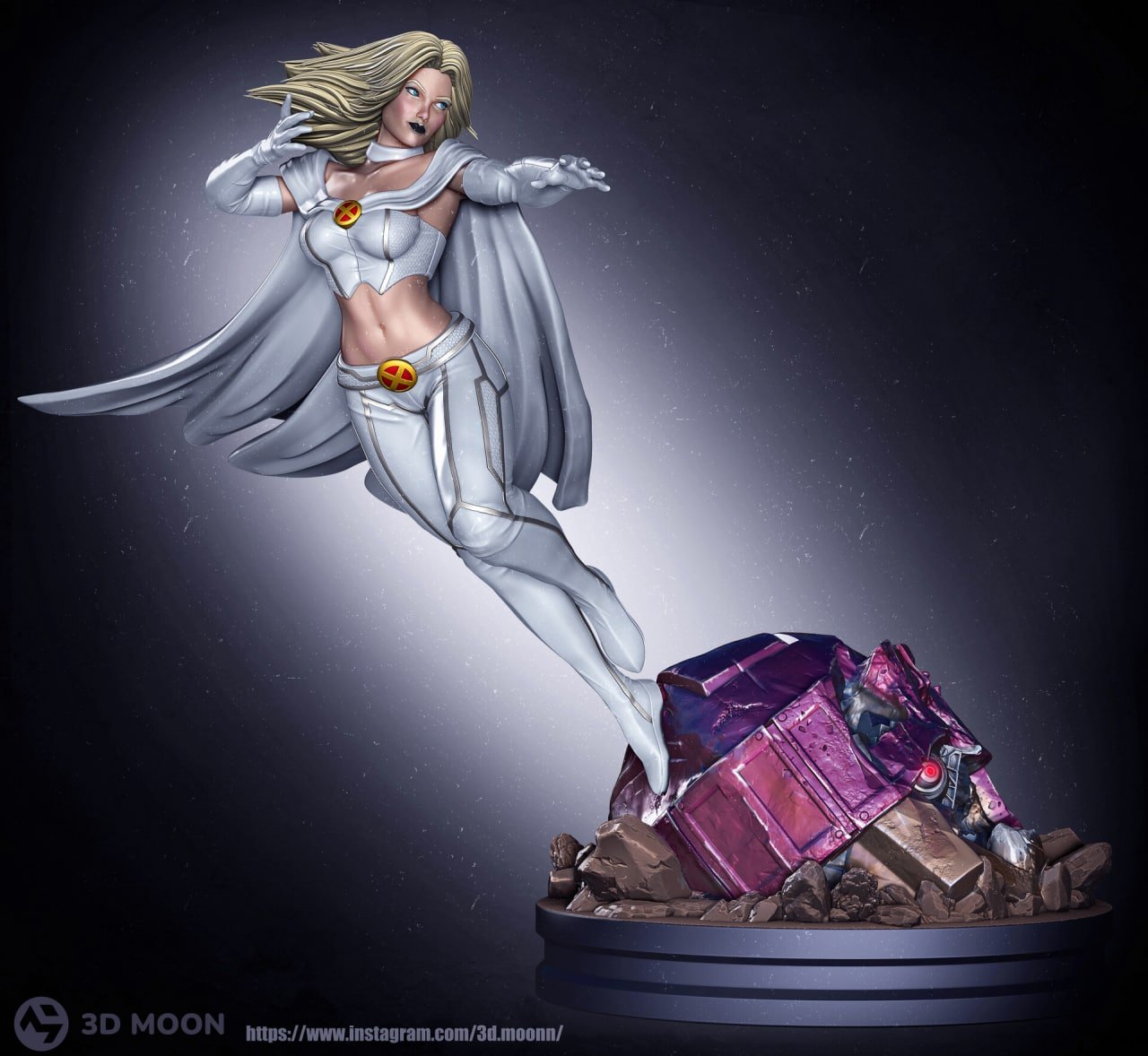 Emma Frost - 3DMoonn - Dark Forge Arts