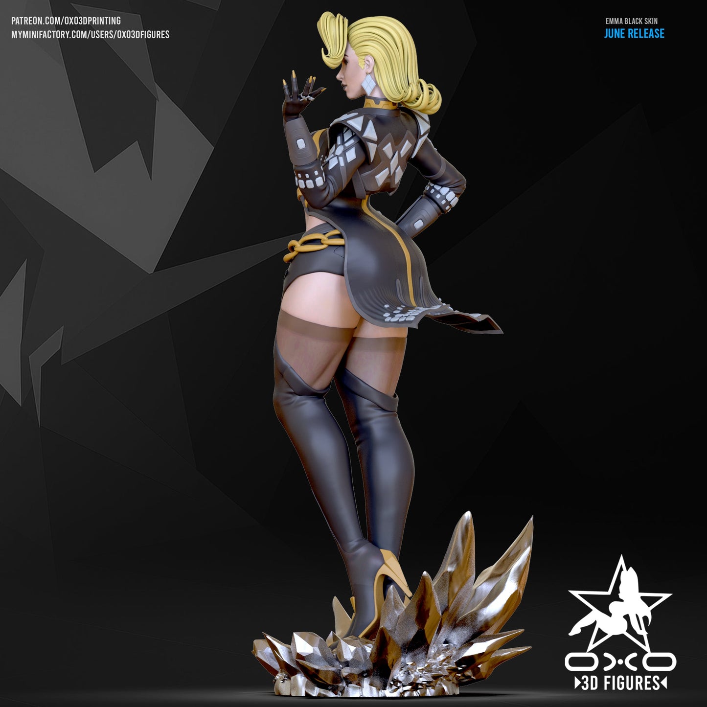 Emma Frost - OXO3D - Dark Forge Arts