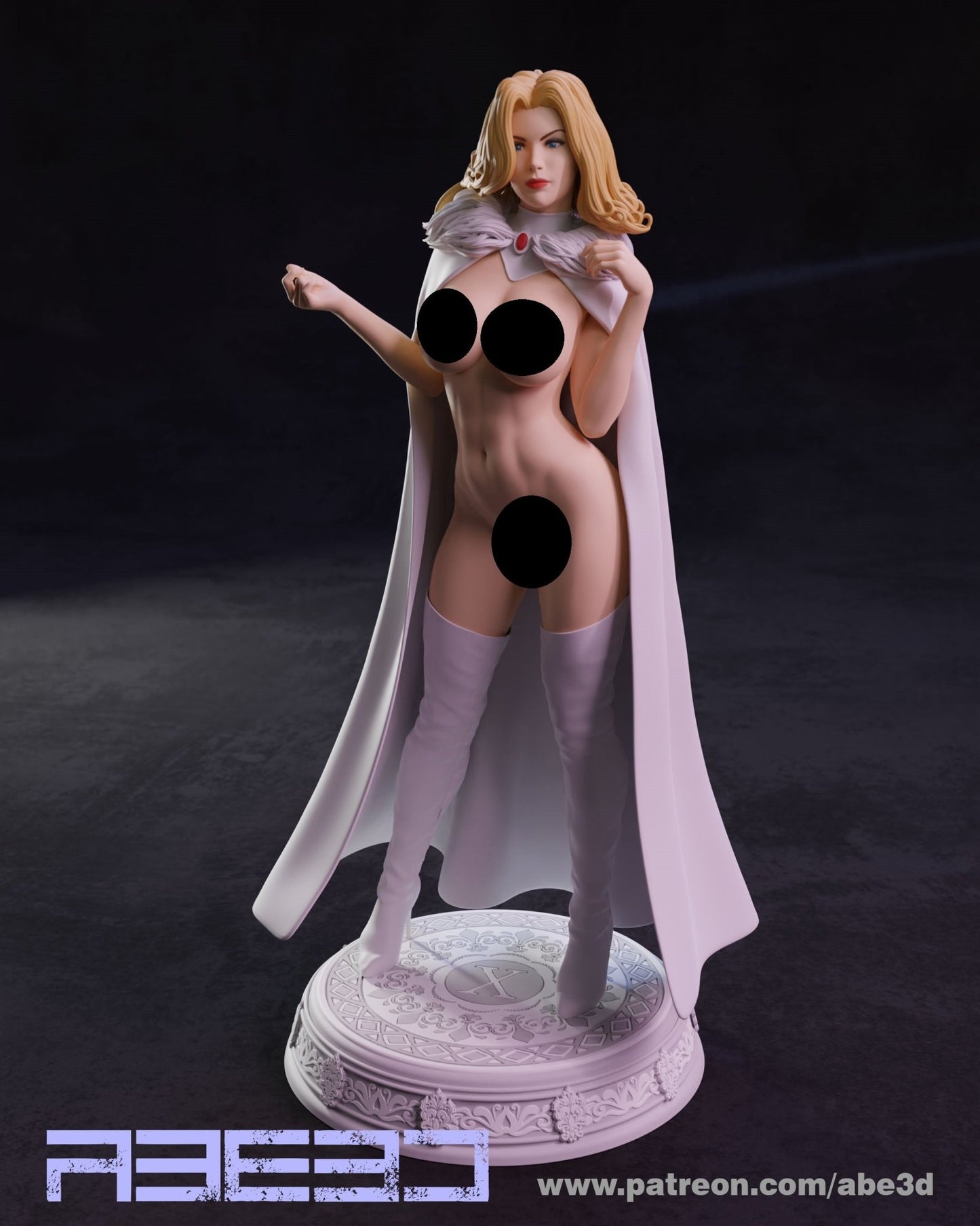 Emma Frost v1 - Abe3D - Dark Forge Arts