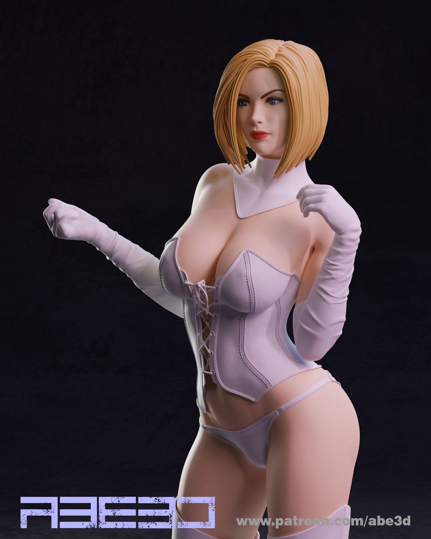 Emma Frost v1 - Abe3D - Dark Forge Arts