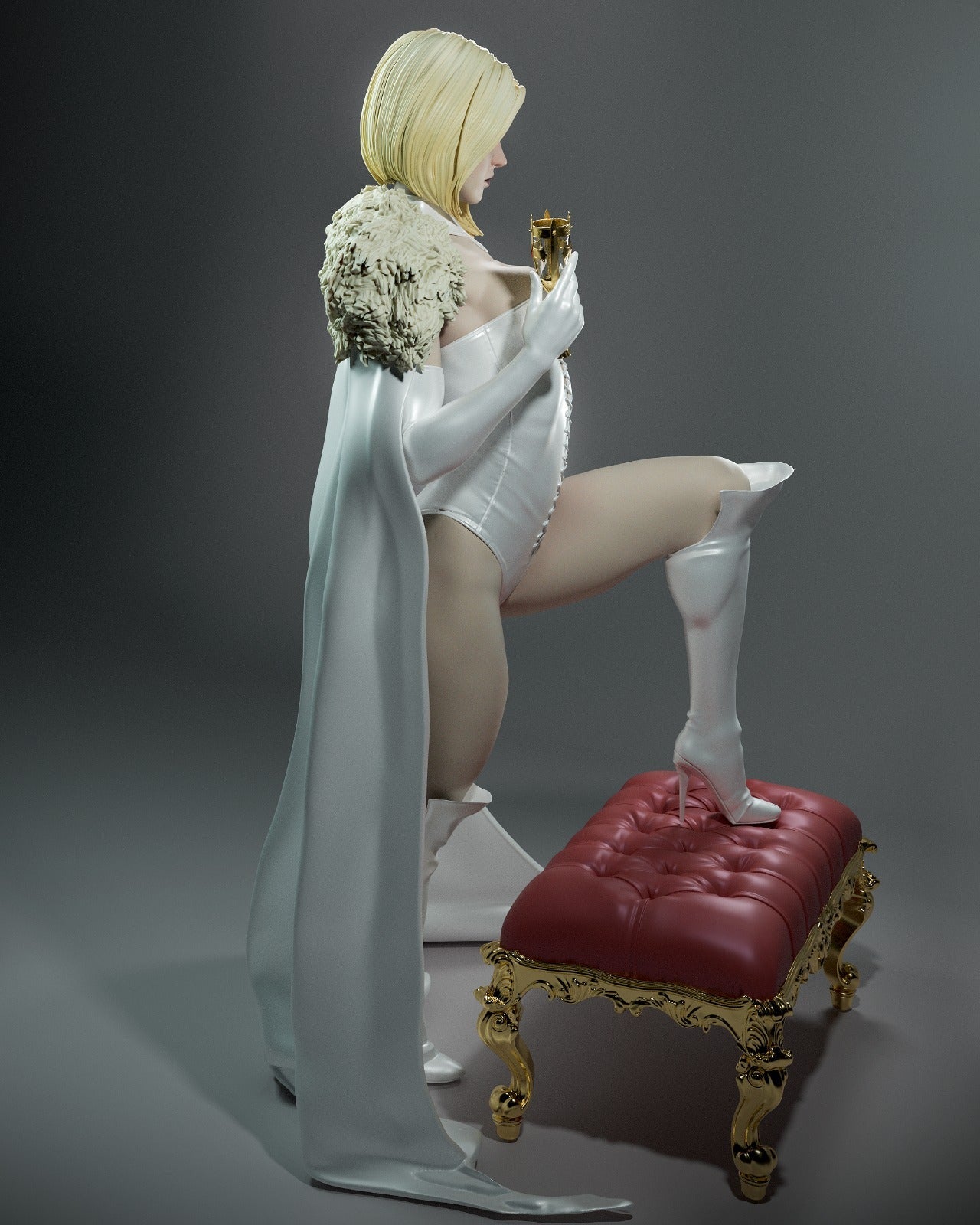 Emma Frost v1 - CA 3D Studios - Dark Forge Arts
