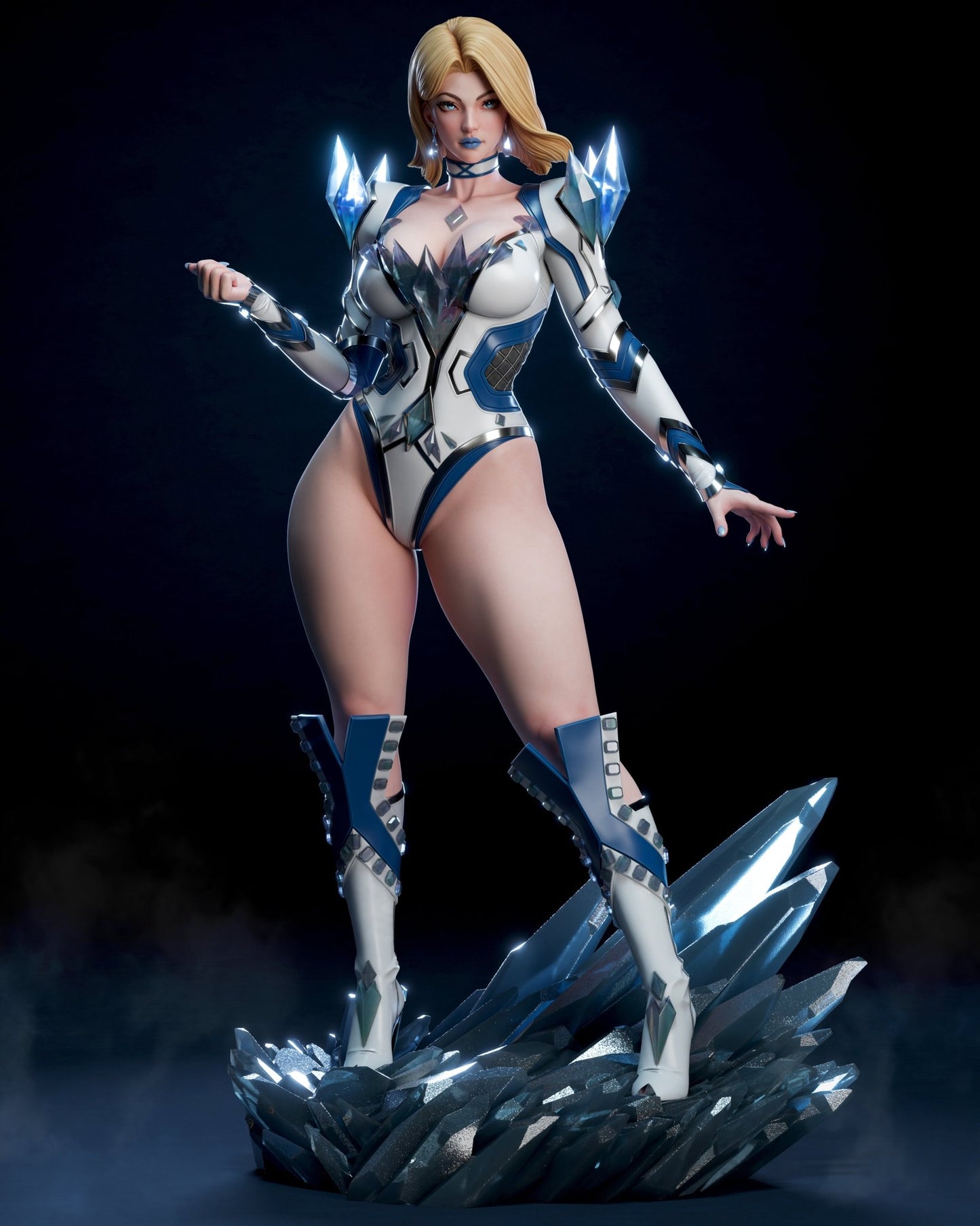 Emma Frost v2 - CA 3D Studios - Dark Forge Arts
