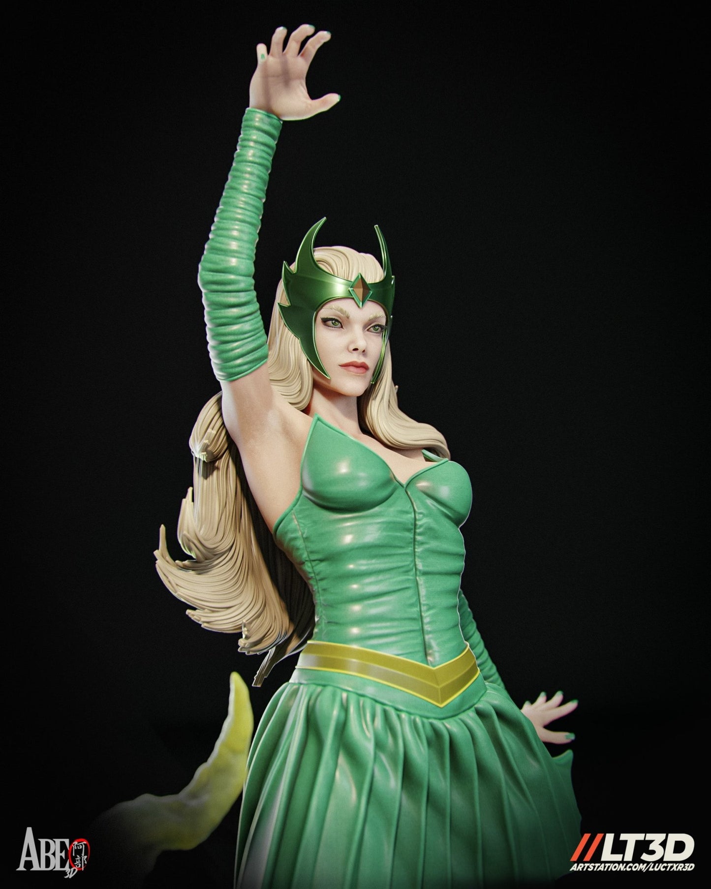 Enchantress - Abe3D - Dark Forge Arts