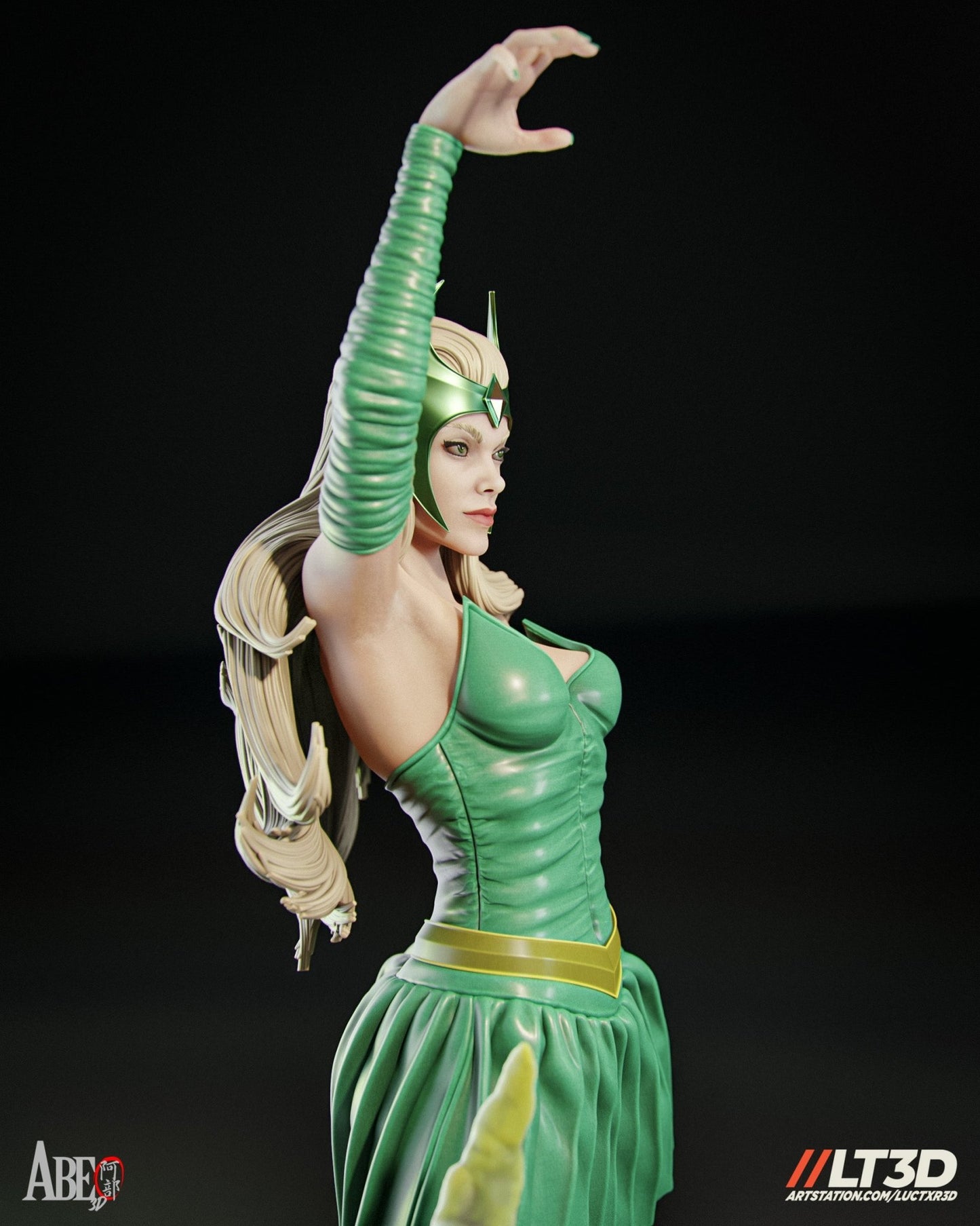 Enchantress - Abe3D - Dark Forge Arts