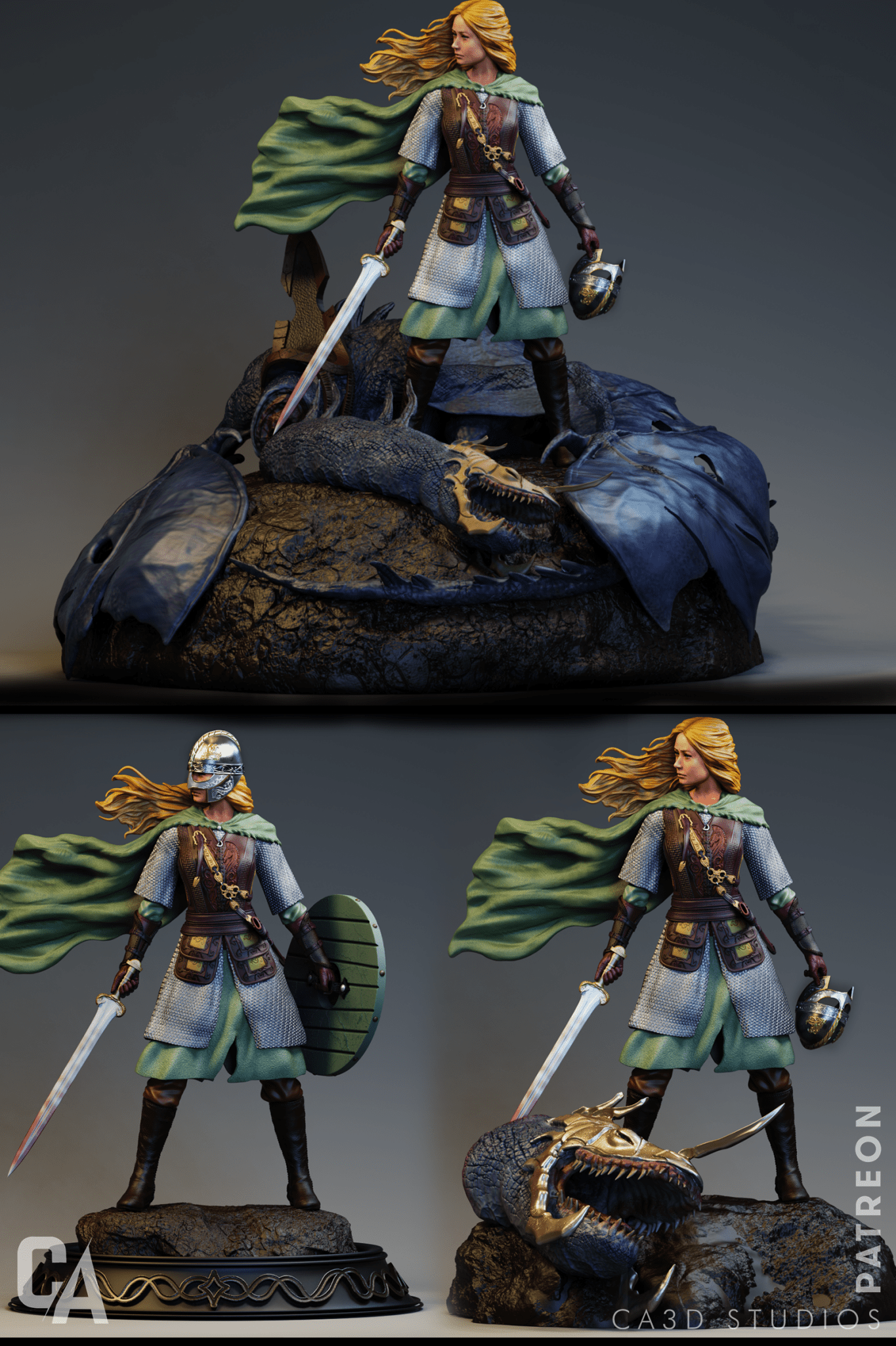 Eowyn - CA 3D Studios - Dark Forge Arts
